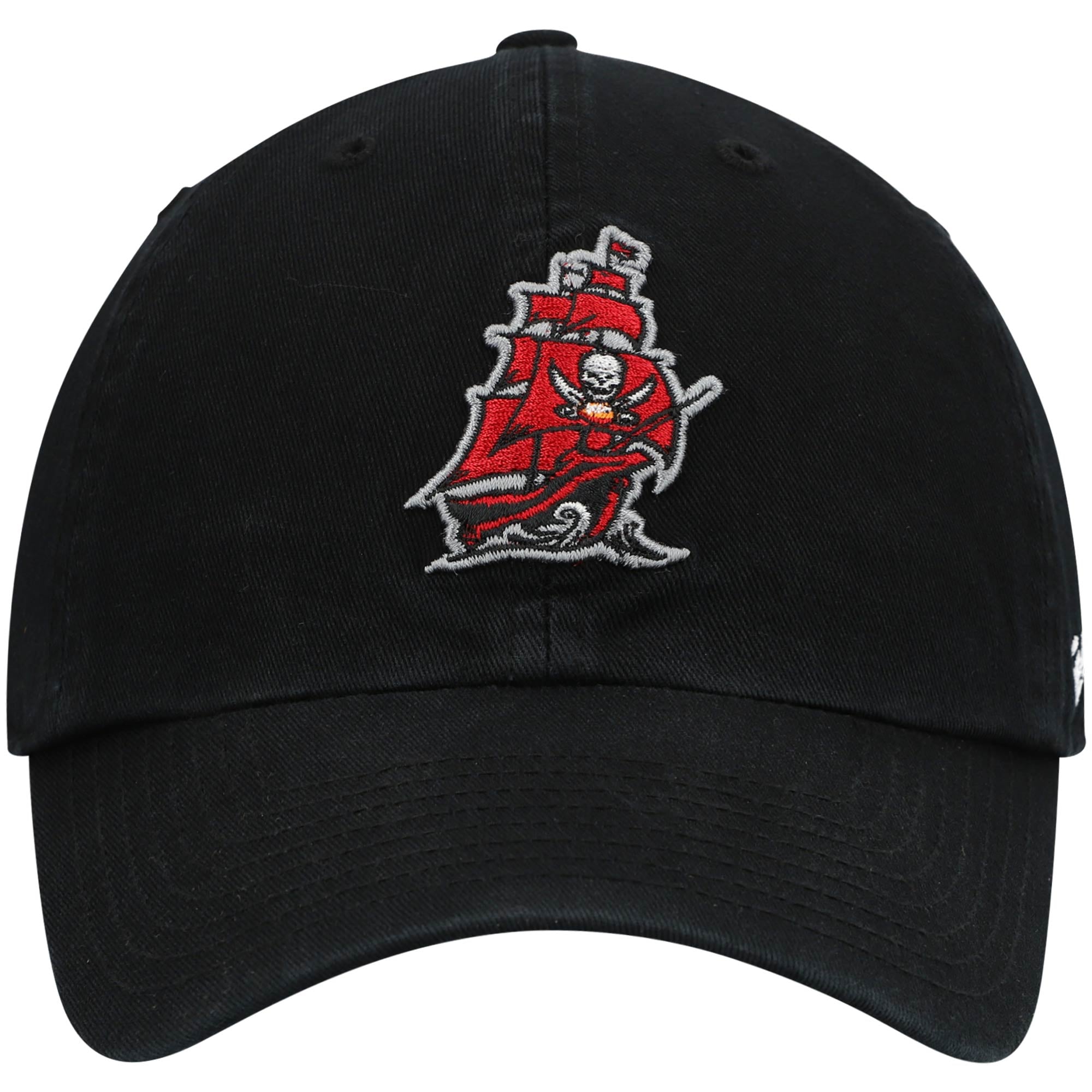 Men's '47 Black Tampa Bay Buccaneers Clean Up Alternate Adjustable Hat