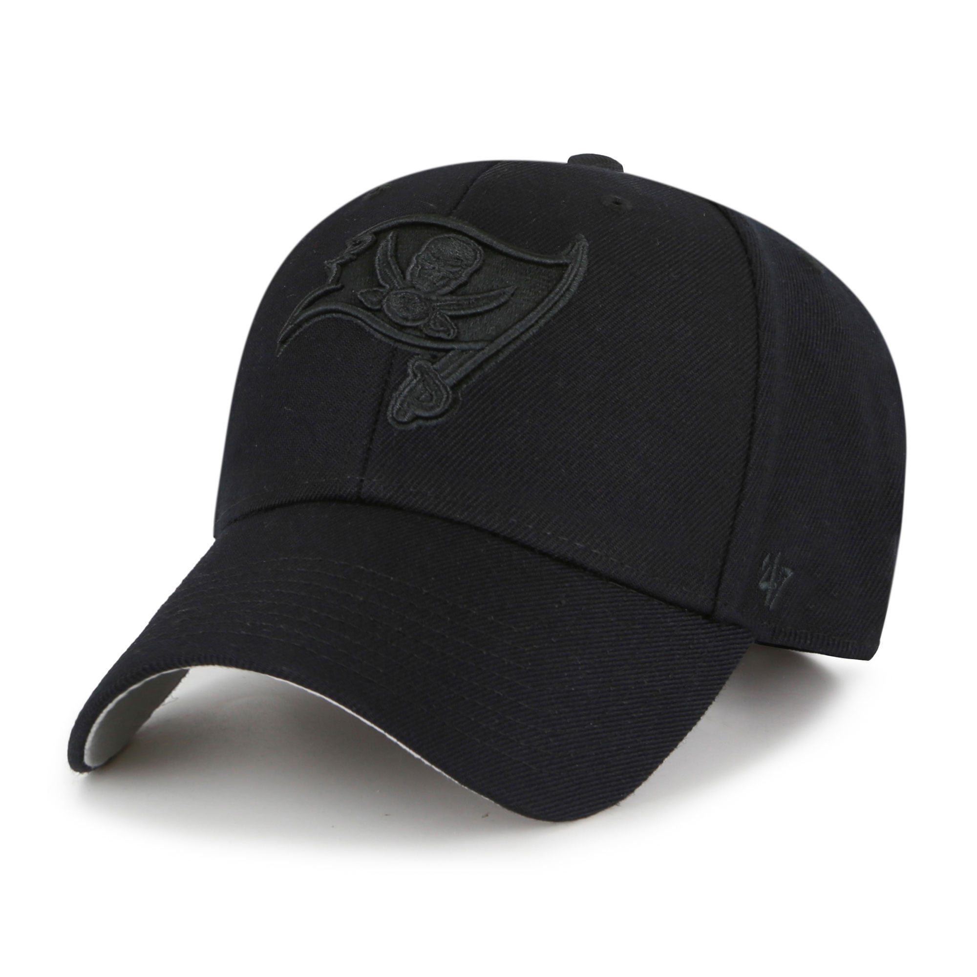 Men's '47 Black Tampa Bay Buccaneers Tonal MVP Adjustable Hat