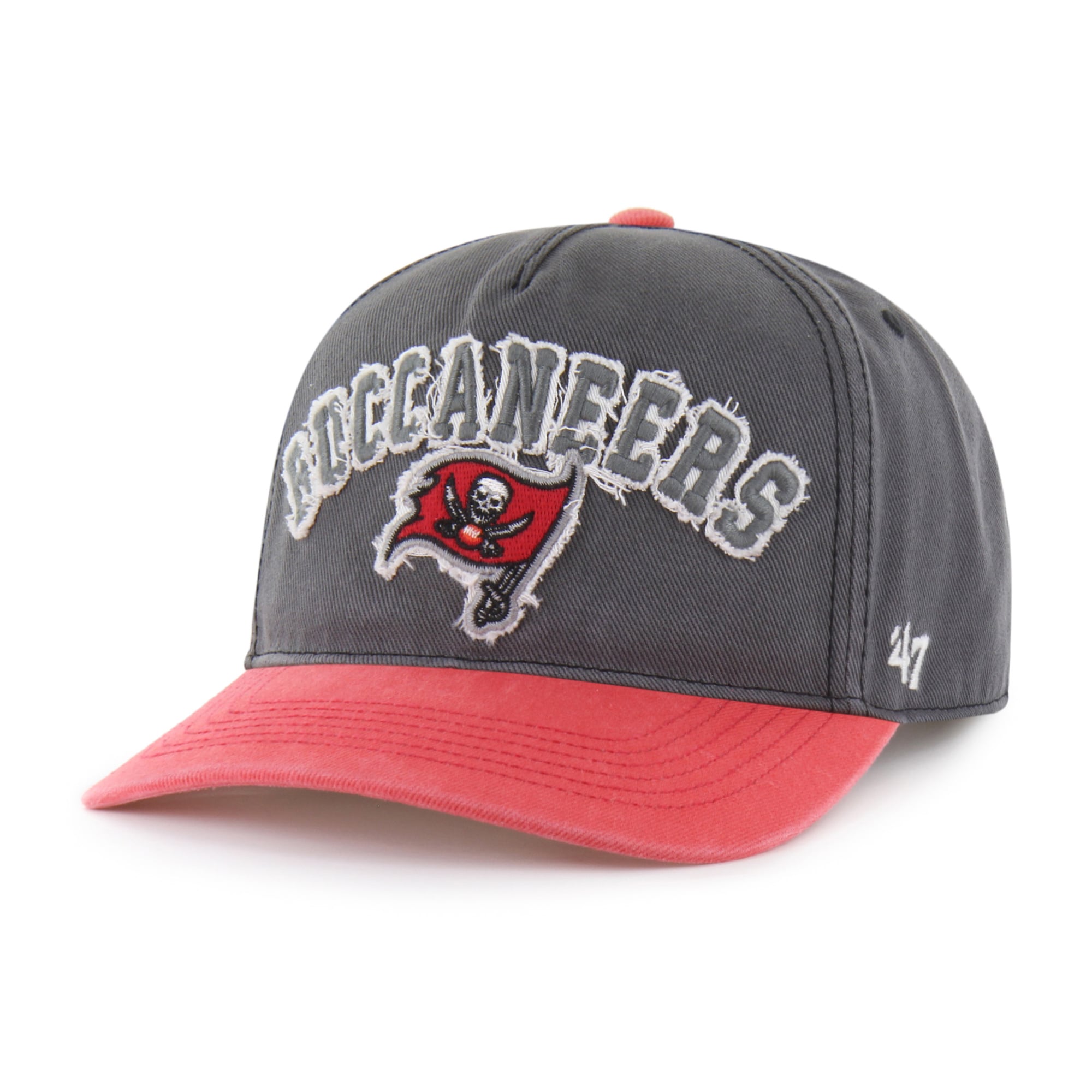 Men's '47 Charcoal Tampa Bay Buccaneers Calderwood Well Worn Hitch Adjustable Hat