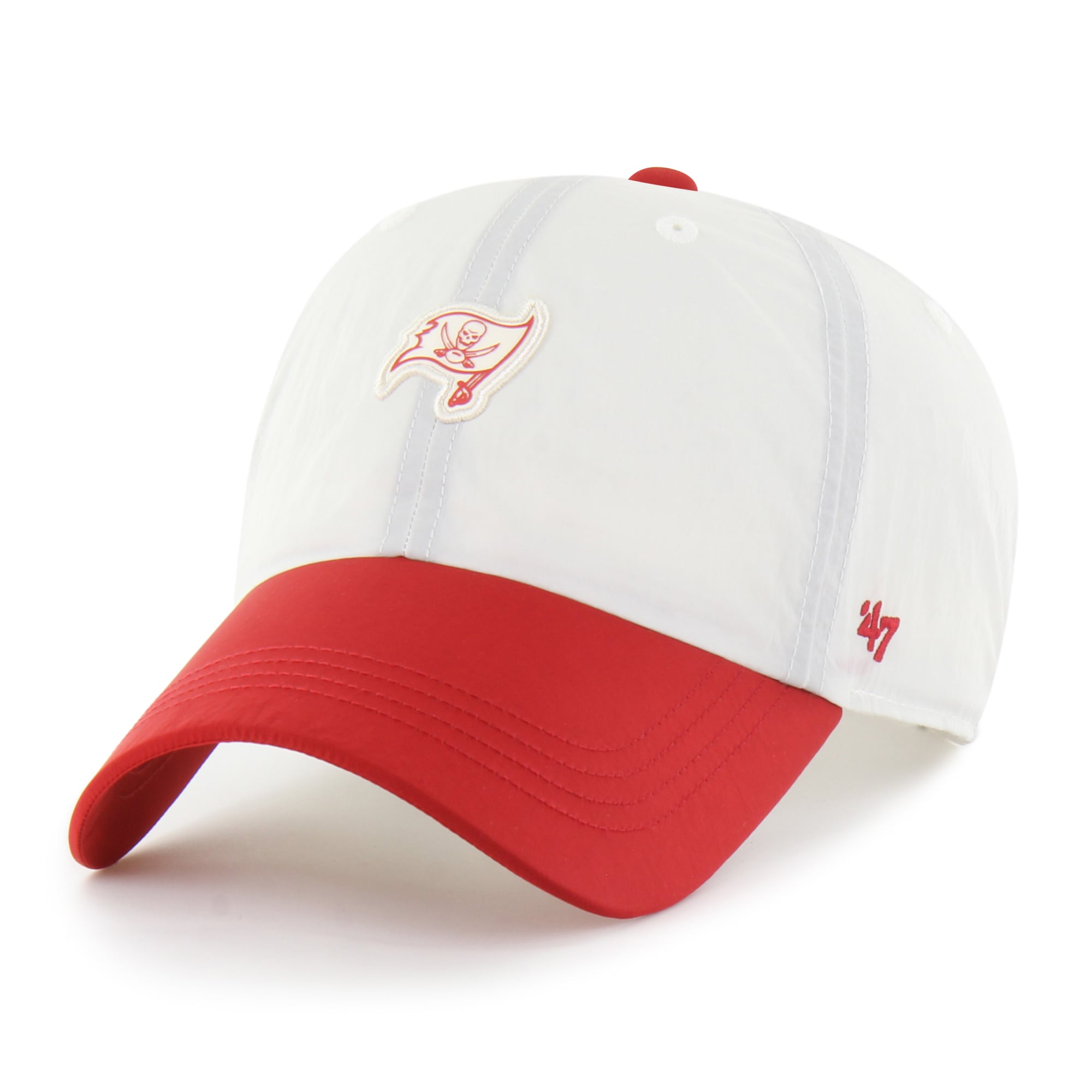 Men's '47 Cream Tampa Bay Buccaneers Modernia Clean Up Adjustable Hat