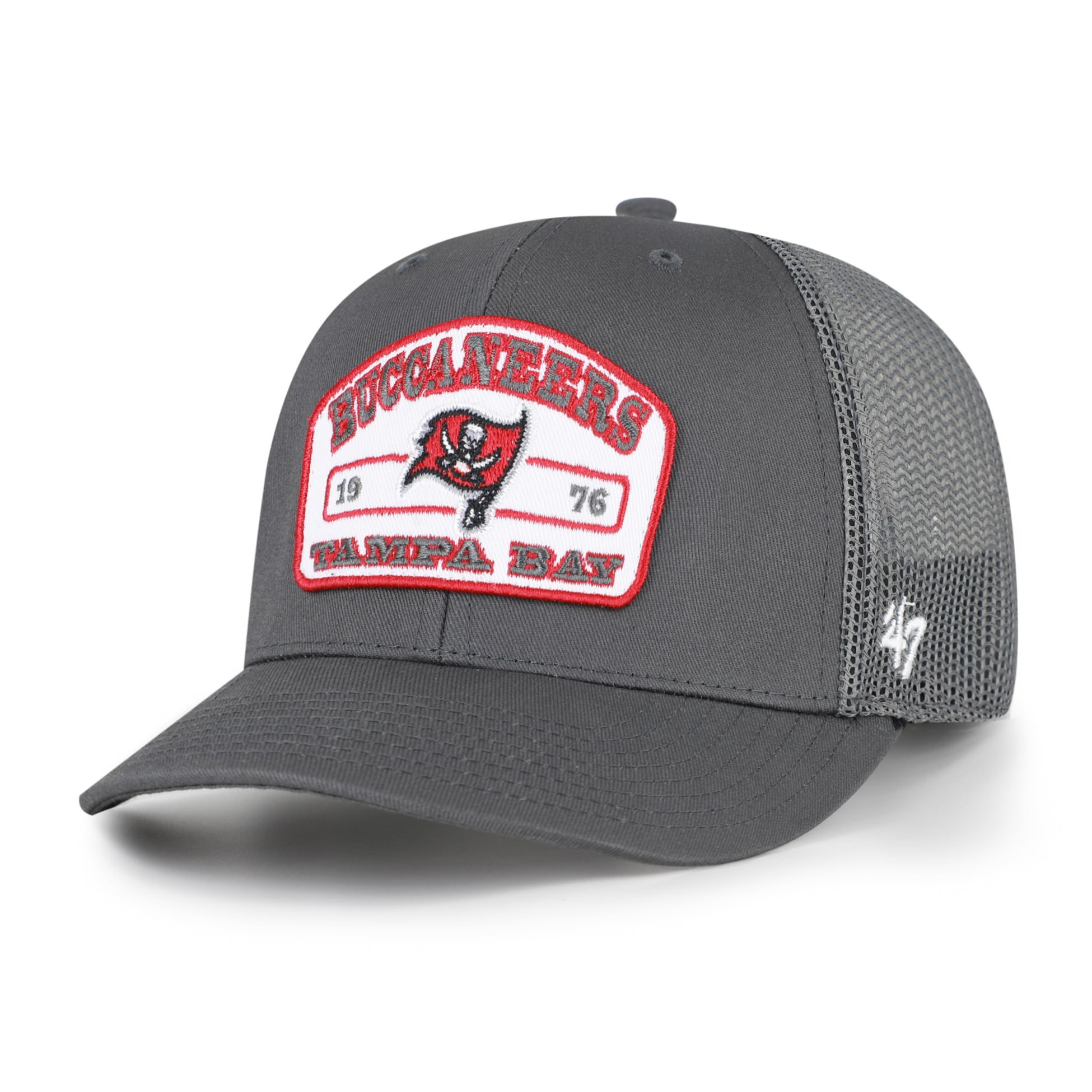 Casquette trucker ajustable pour homme '47 Graphite Tampa Bay Buccaneers Roadway