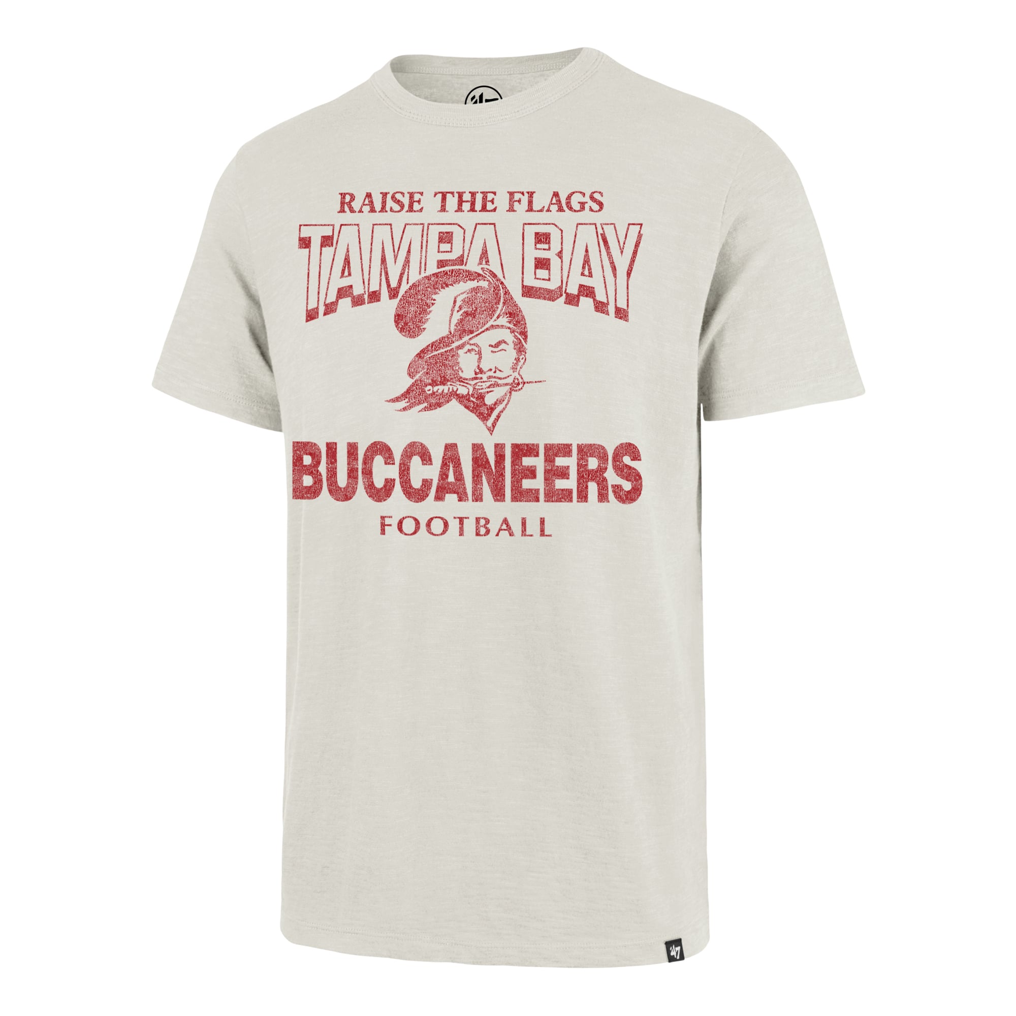 T-shirt homme '47 Natural Tampa Bay Buccaneers Head On Scrum Slub