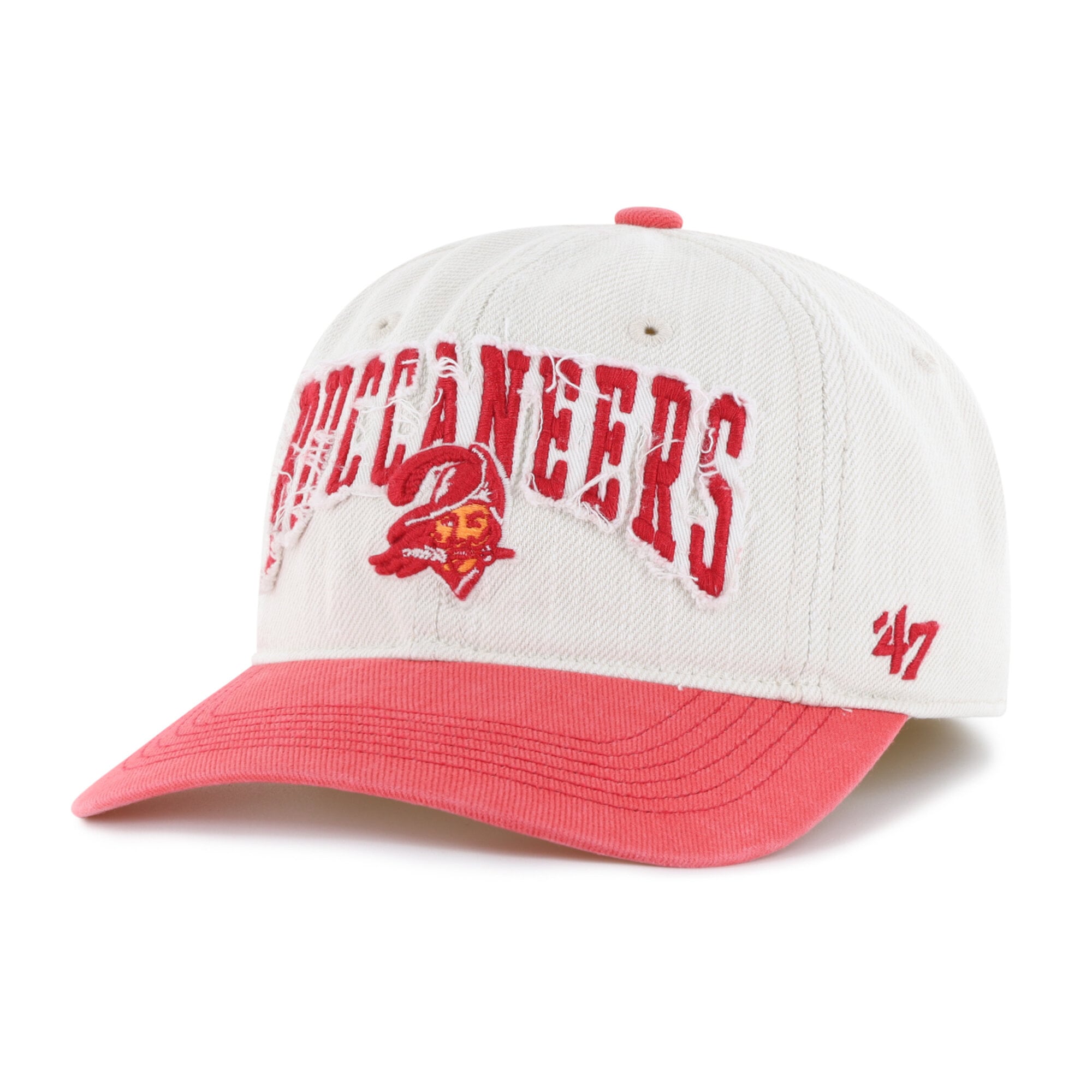 Men's '47 Natural Tampa Bay Buccaneers Throwback Groton Franchise Fitted Hat