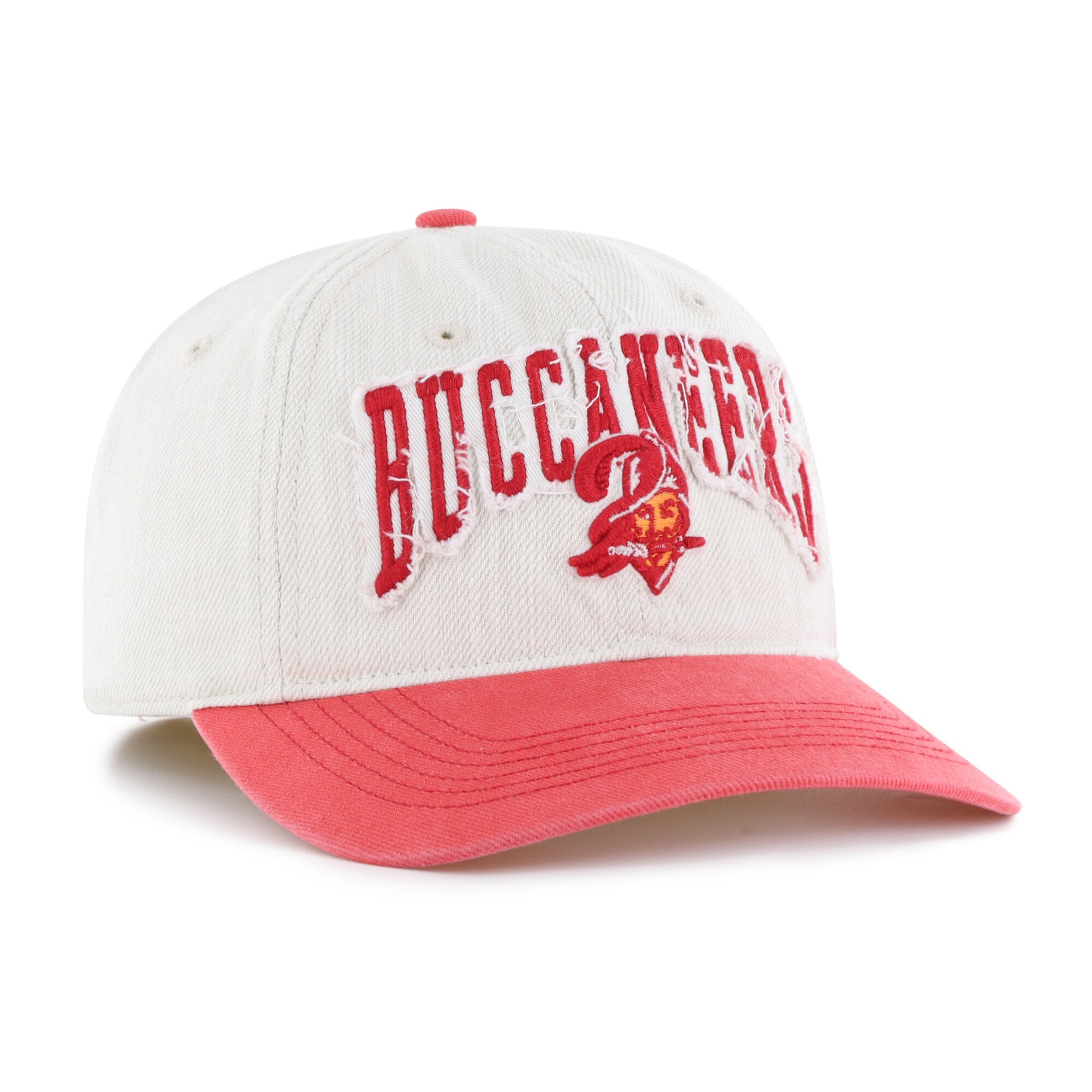 Men's '47 Natural Tampa Bay Buccaneers Throwback Groton Franchise Fitted Hat