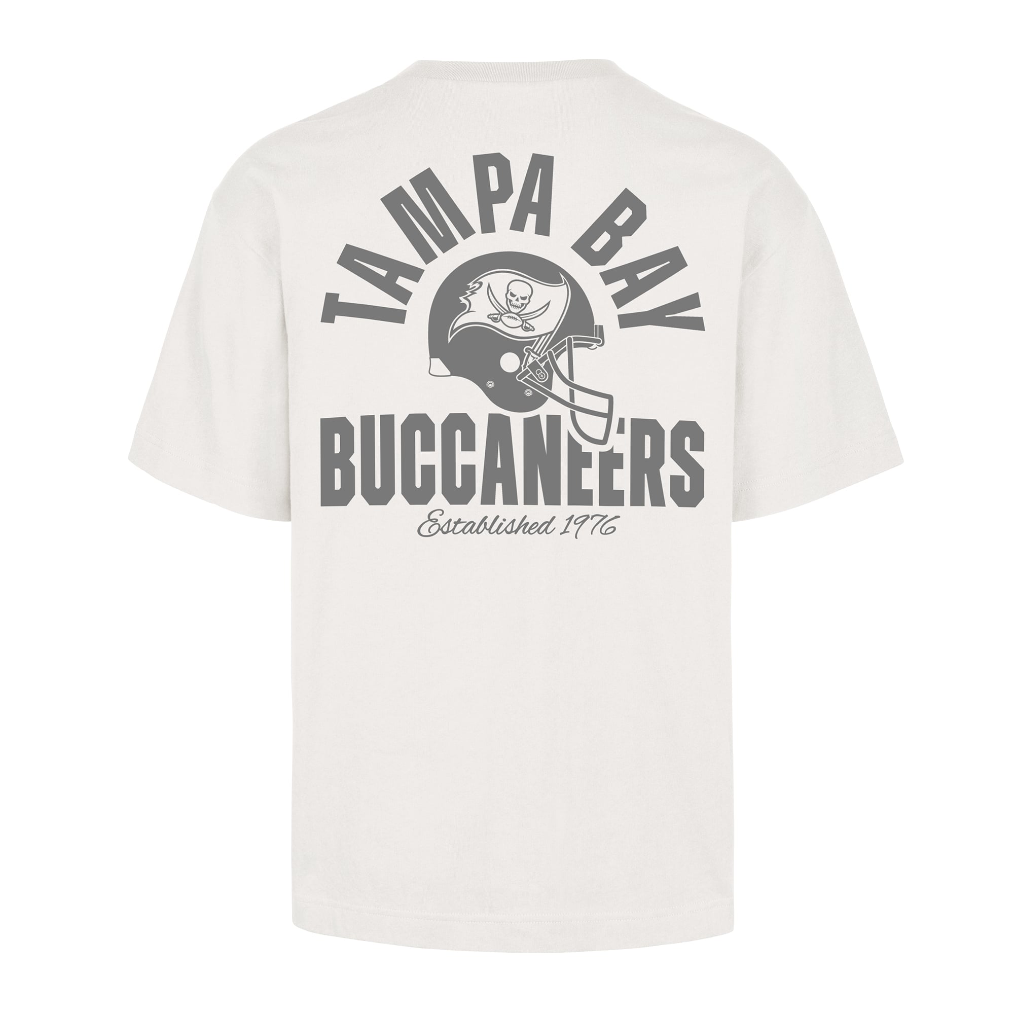 Men's '47 Off White Tampa Bay Buccaneers Photon Dust Foundation T-Shirt