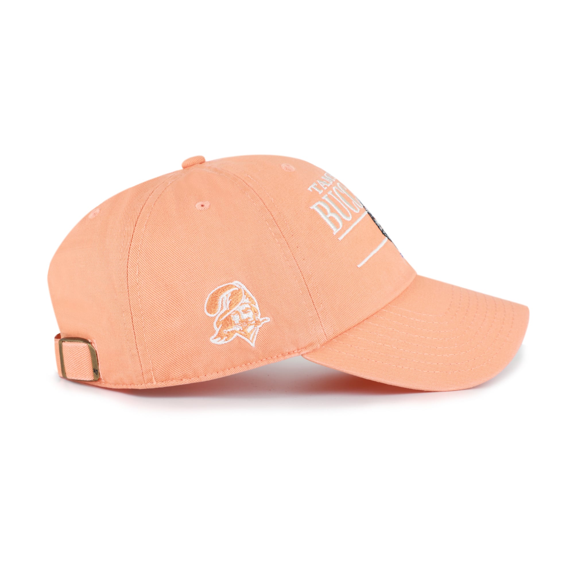 Men's '47 Orange Tampa Bay Buccaneers Throwback Graphic Clean Up Adjustable Hat