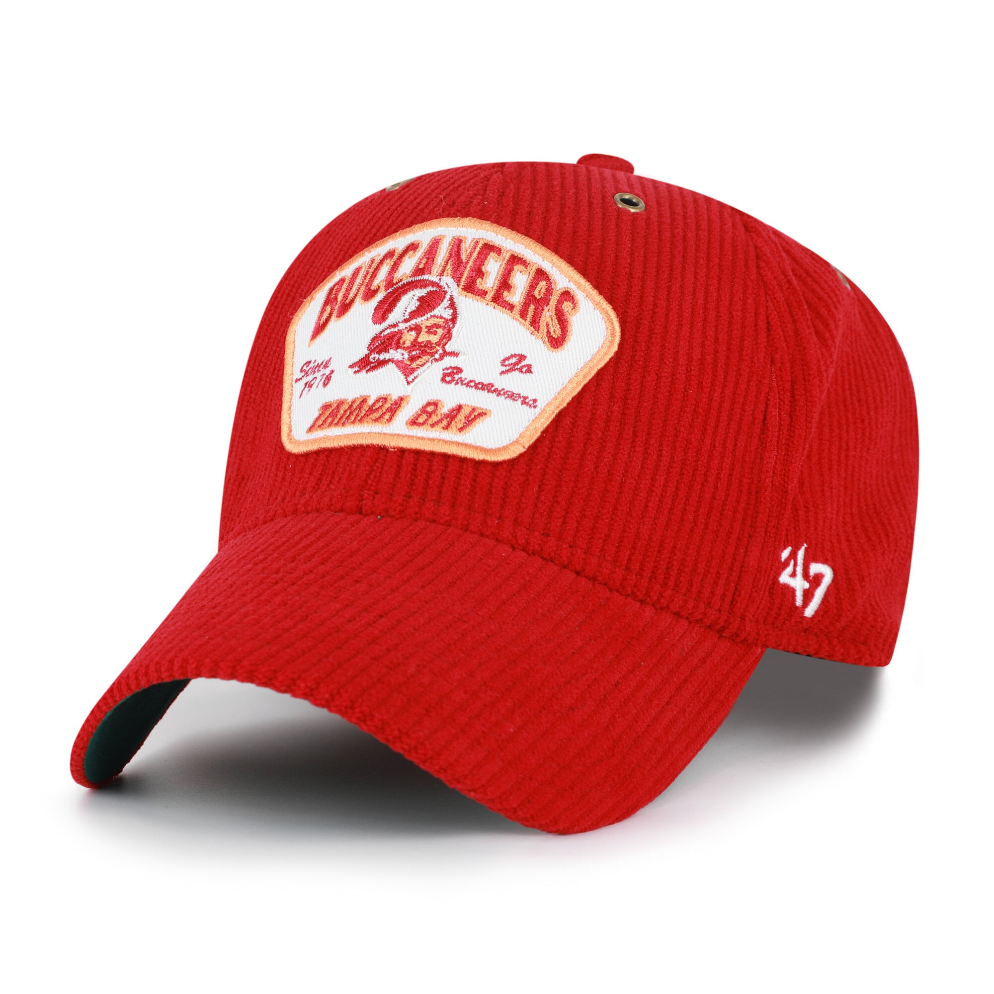 Tampa Bay Buccaneers '47 Throwback Accordia Corduroy MVP Adjustable Hat ...