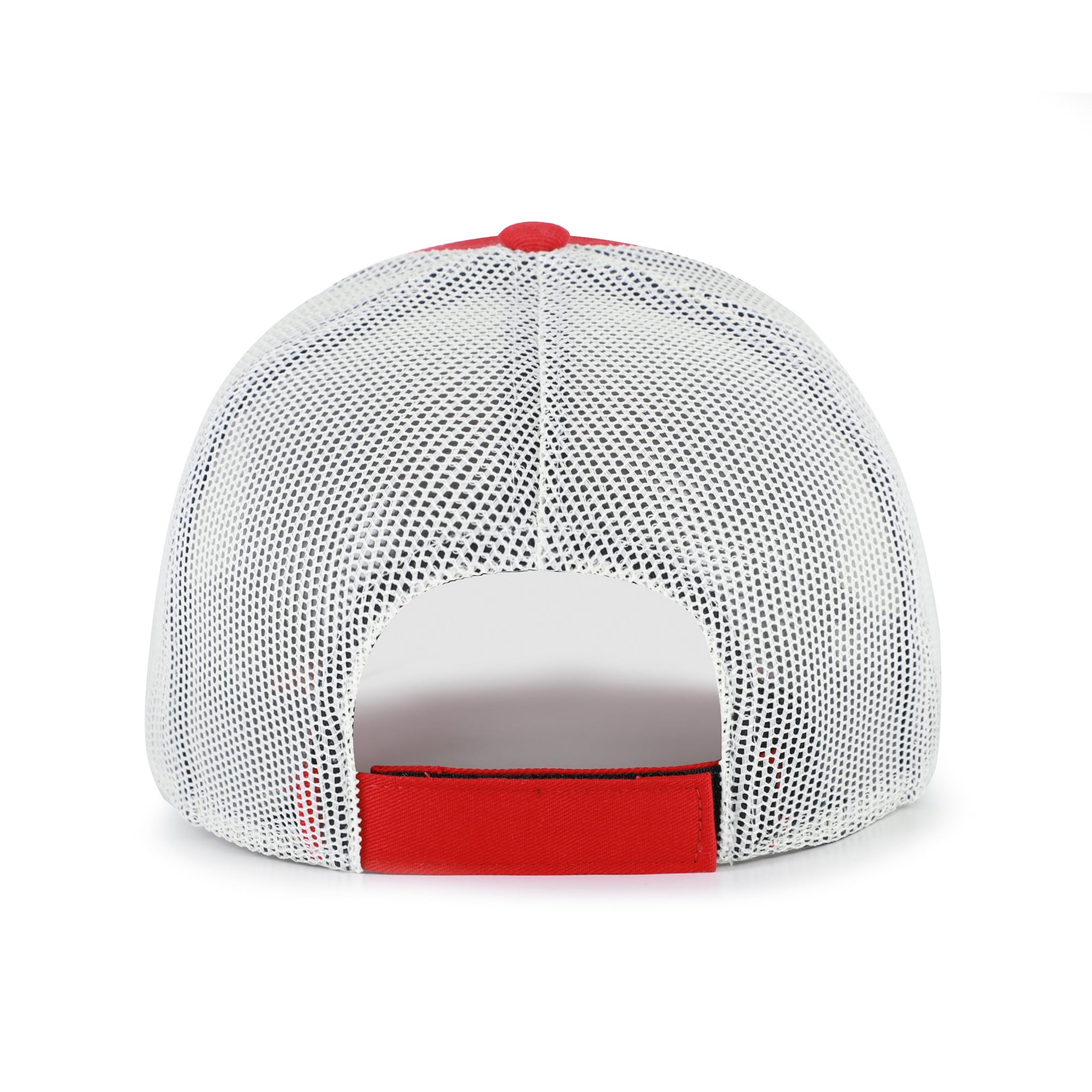 Men's '47 Red Tampa Bay Buccaneers Throwback Headstone Trucker Adjustable Hat