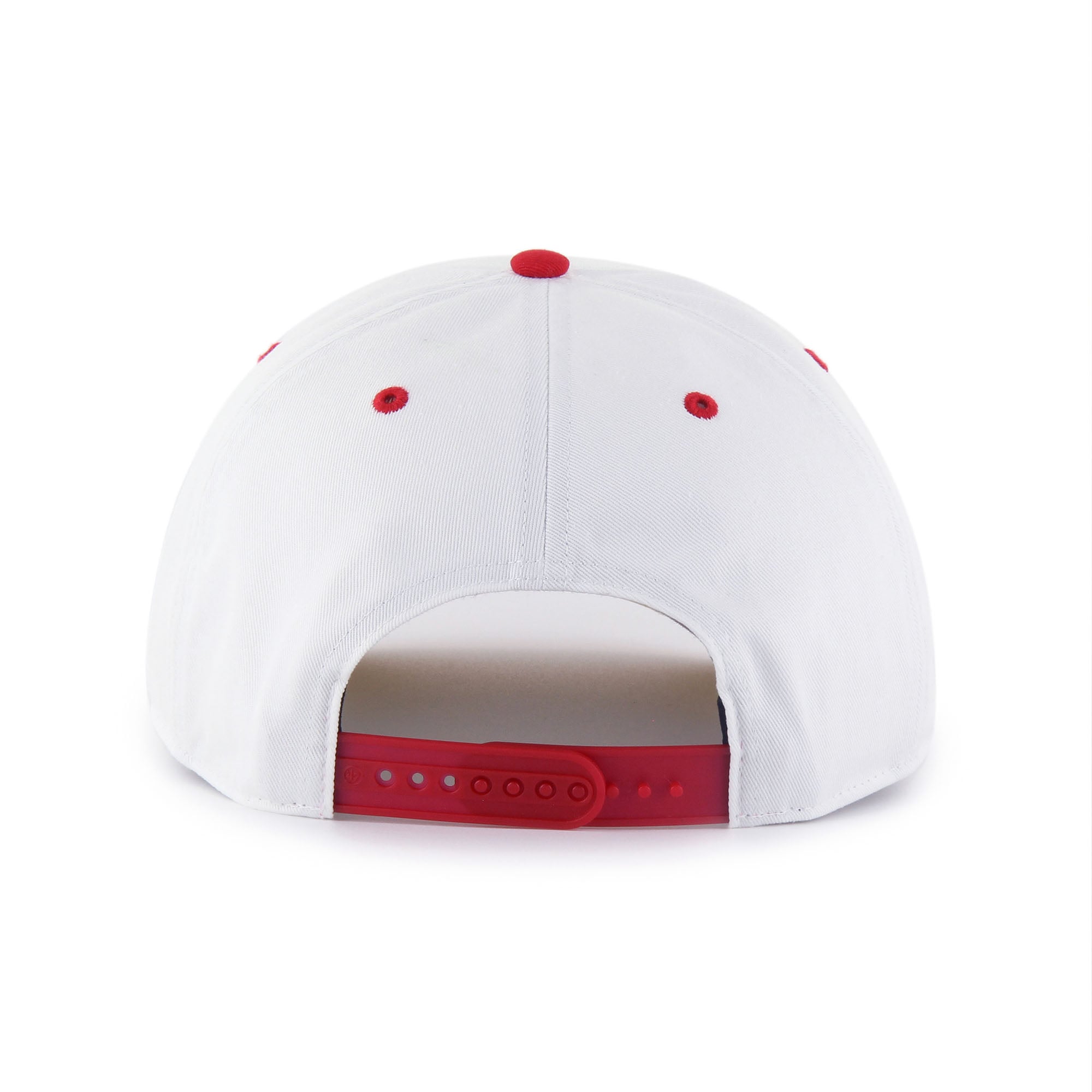 Men's '47 White/Red Tampa Bay Buccaneers Roscoe Two-Toned Hitch Adjustable Hat