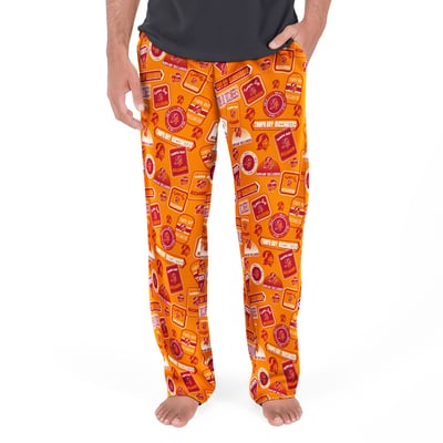 Tampa Bay Buccaneers Concepts Sport Throwback Logo Grady Sleep Pants - Orange
