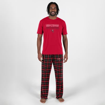 Tampa Bay Buccaneers Concepts Sport Highland Sleep Set - Red