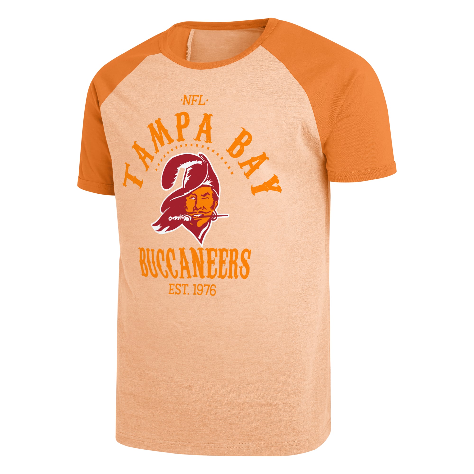 T-shirt raglan pour homme Darius Rucker Collection par Fanatics Creamsicle Tampa Bay Buccaneers
