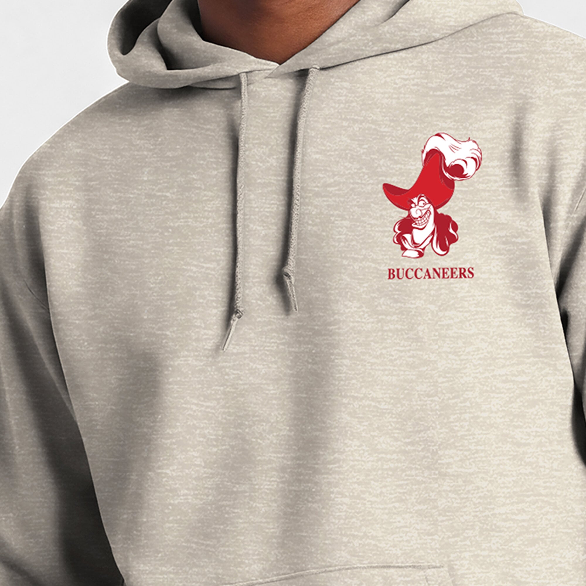Sweat à capuche Powerblend Fullback couleur avoine Disney x Champion pour homme, Tampa Bay Buccaneers