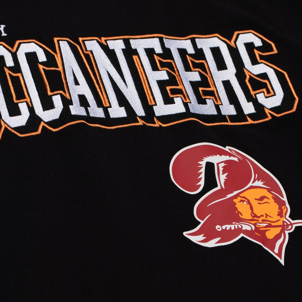  Tampa Bay Buccaneers Mitchell & Ness Training Camp Vintage Logos Long Sleeve T-Shirt - Black