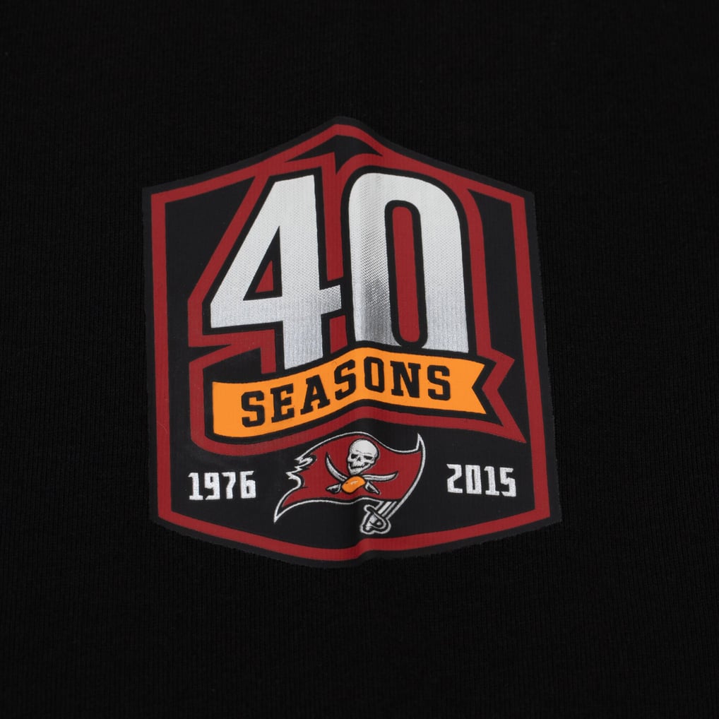  Tampa Bay Buccaneers Mitchell & Ness Training Camp Vintage Logos Long Sleeve T-Shirt - Black