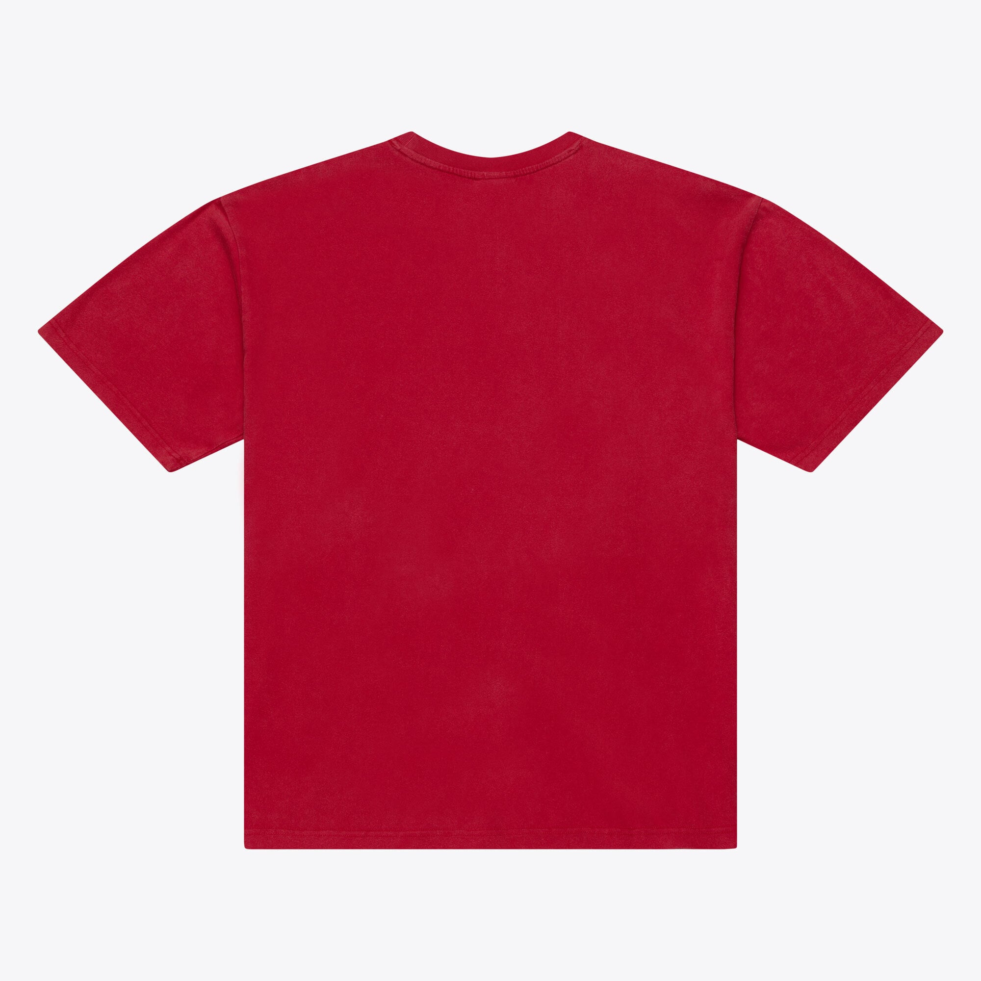 T-shirt Mitchell & Ness rouge Tampa Bay Buccaneers Core Essentials Micro Logo pour homme