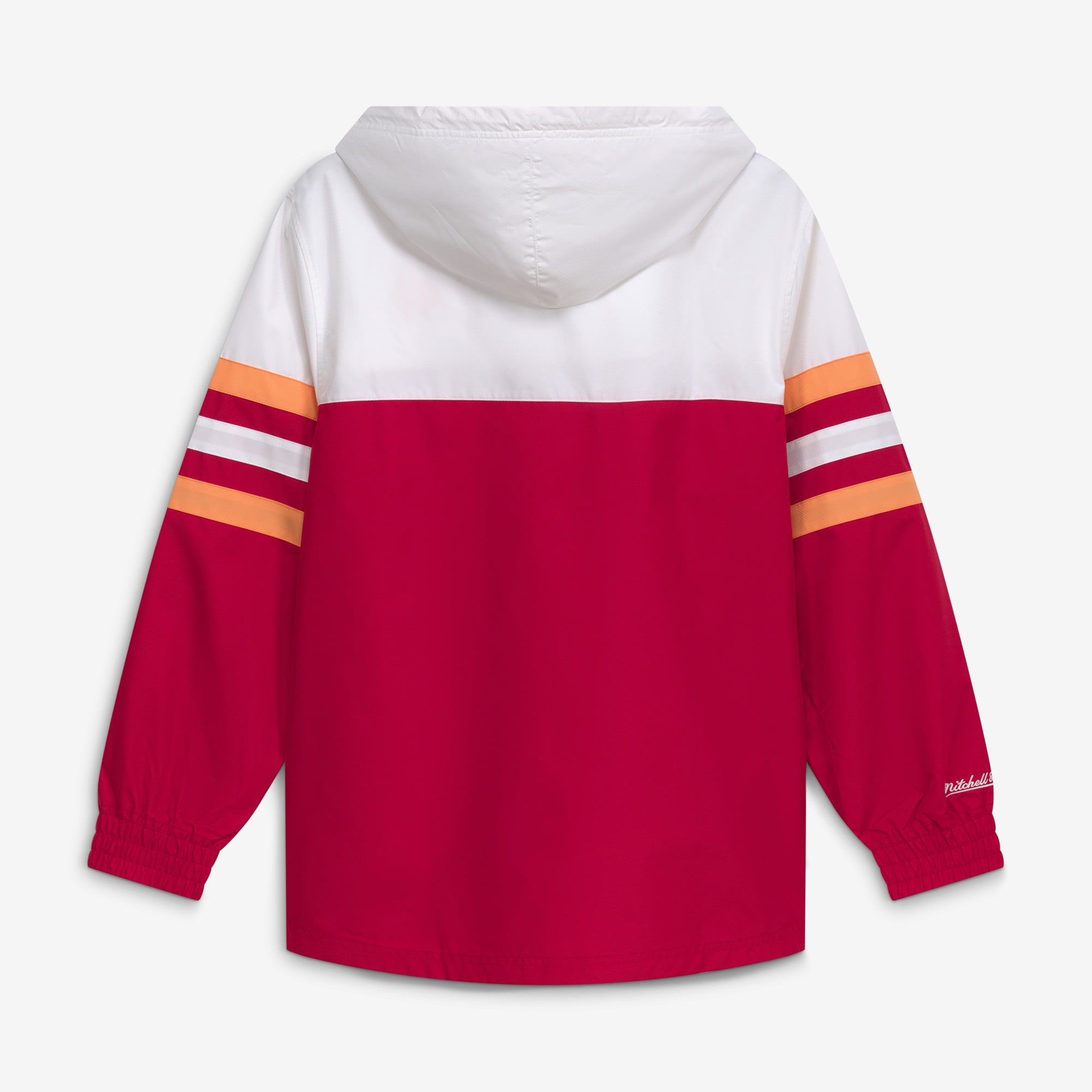 Veste coupe-vent anorak Mitchell & Ness rouge Tampa Bay Buccaneers pour homme