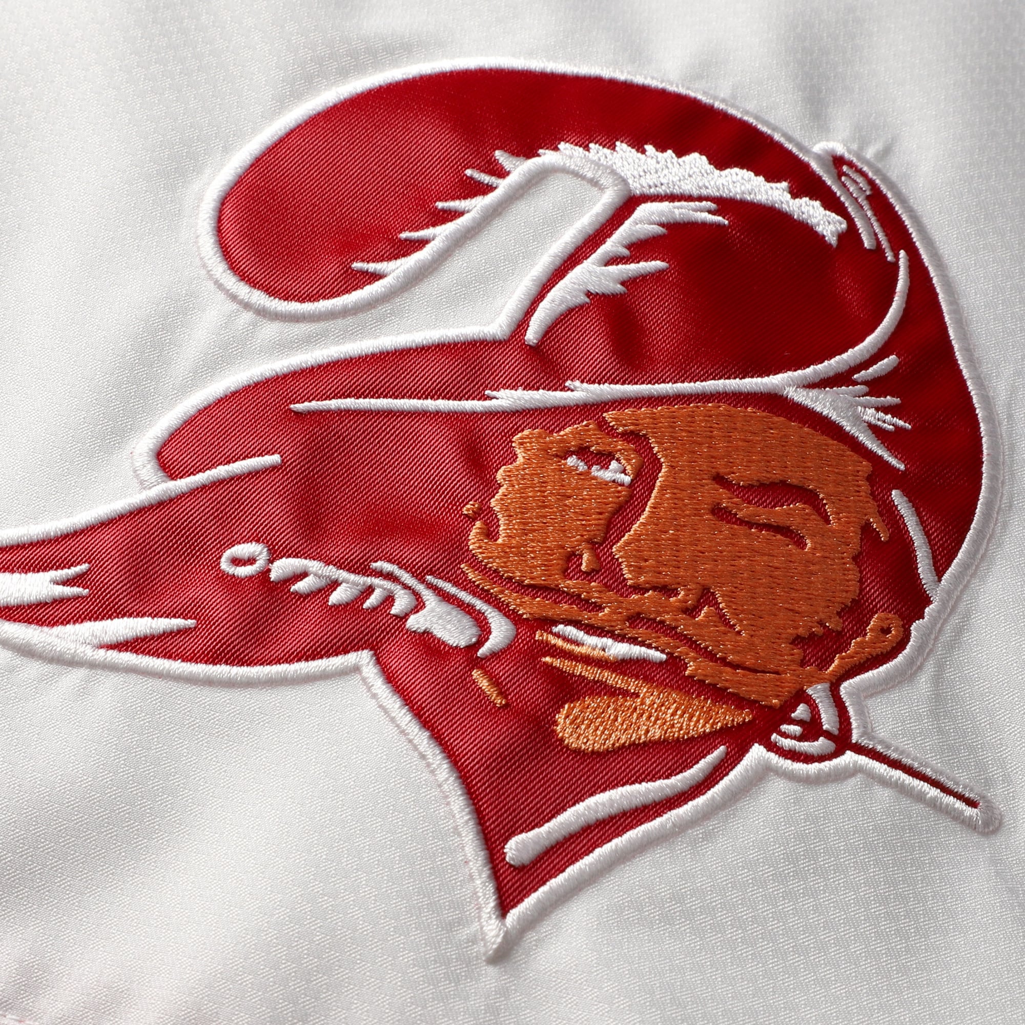 Veste coupe-vent anorak Mitchell & Ness rouge Tampa Bay Buccaneers pour homme