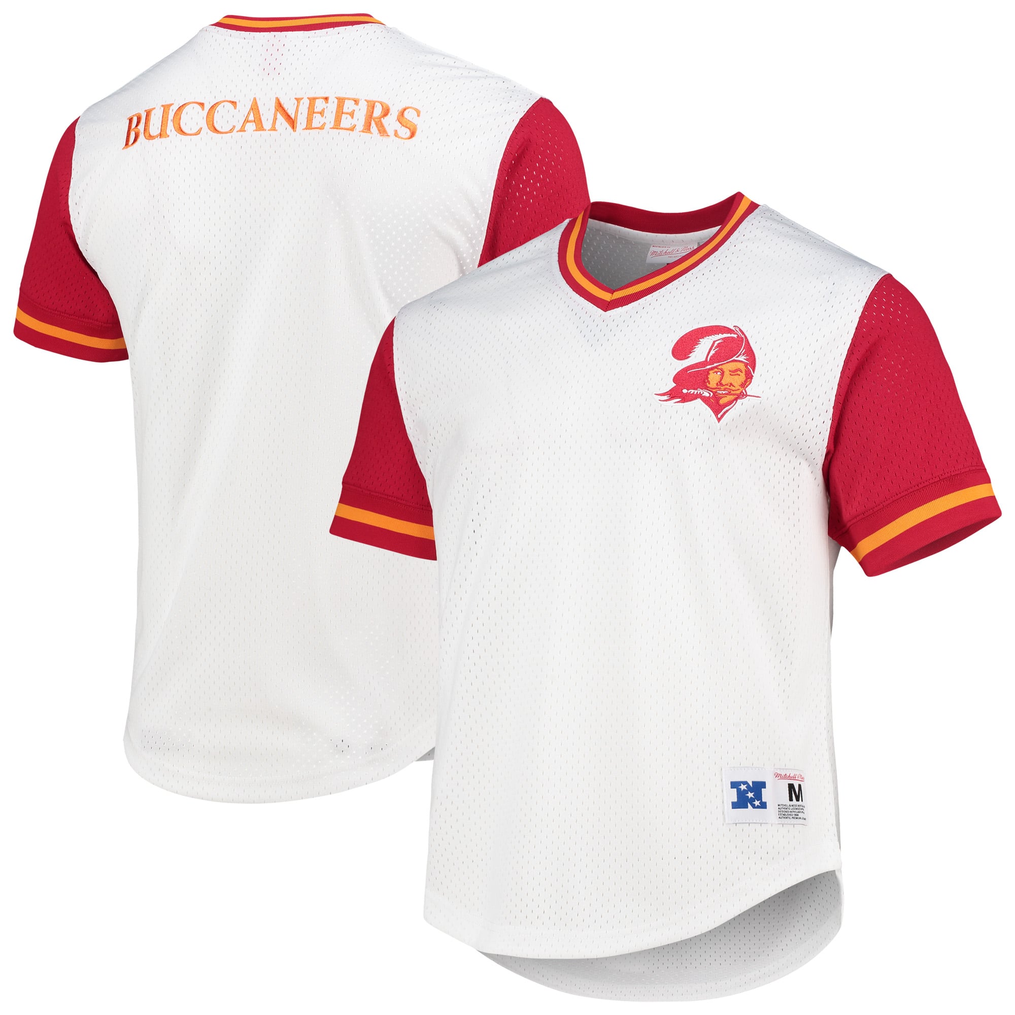 Tampa Bay Buccaneers シャツ XL Men's Mitchell & Ness White Tampa Bay Buccaneers Gridiron Classics