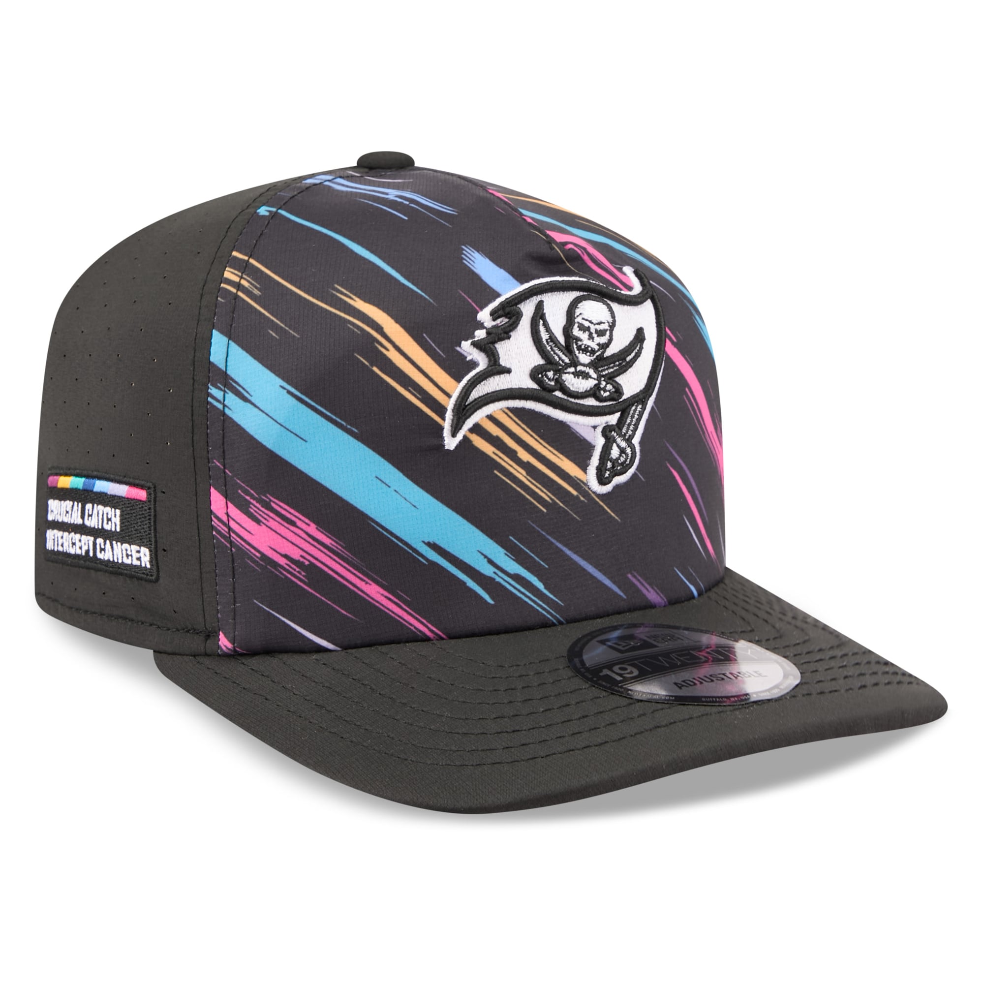 Men's New Era Black Tampa Bay Buccaneers 2026 NFL Crucial Catch 19TWENTY Adjustable Hat