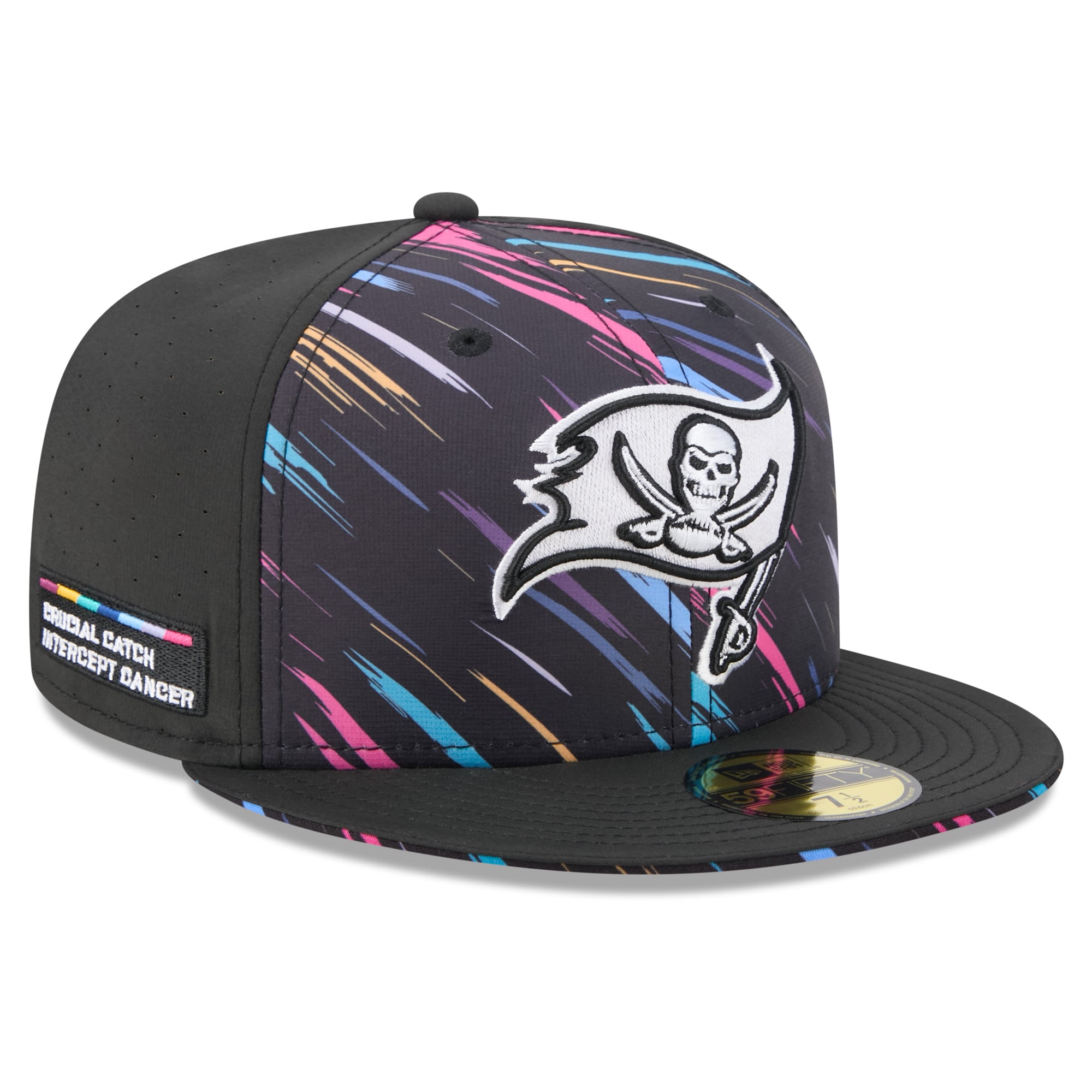 Men's New Era Black Tampa Bay Buccaneers 2026 NFL Crucial Catch 59FIFTY Fitted Hat