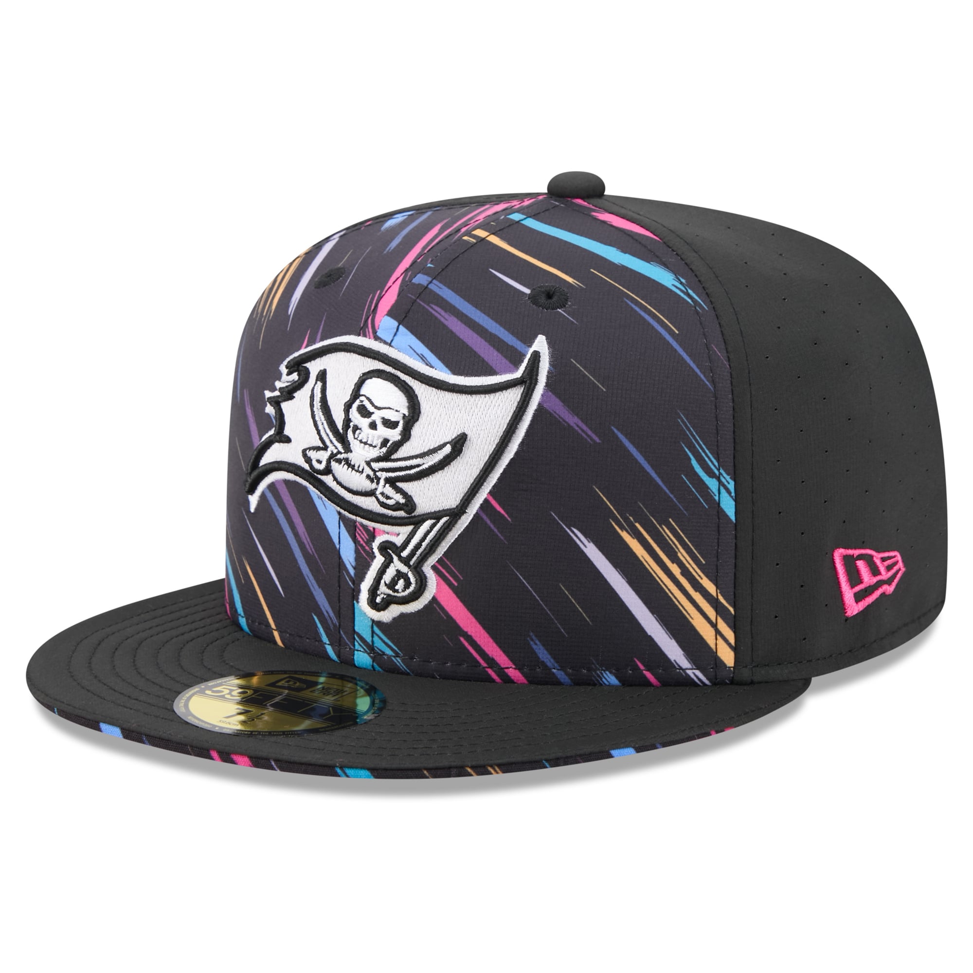 Men's New Era Black Tampa Bay Buccaneers 2026 NFL Crucial Catch 59FIFTY Fitted Hat
