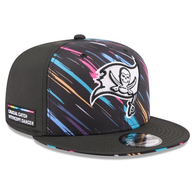 Tampa Bay Buccaneers New Era 2026 NFL Crucial Catch 9FIFTY Snapback Hat - Black