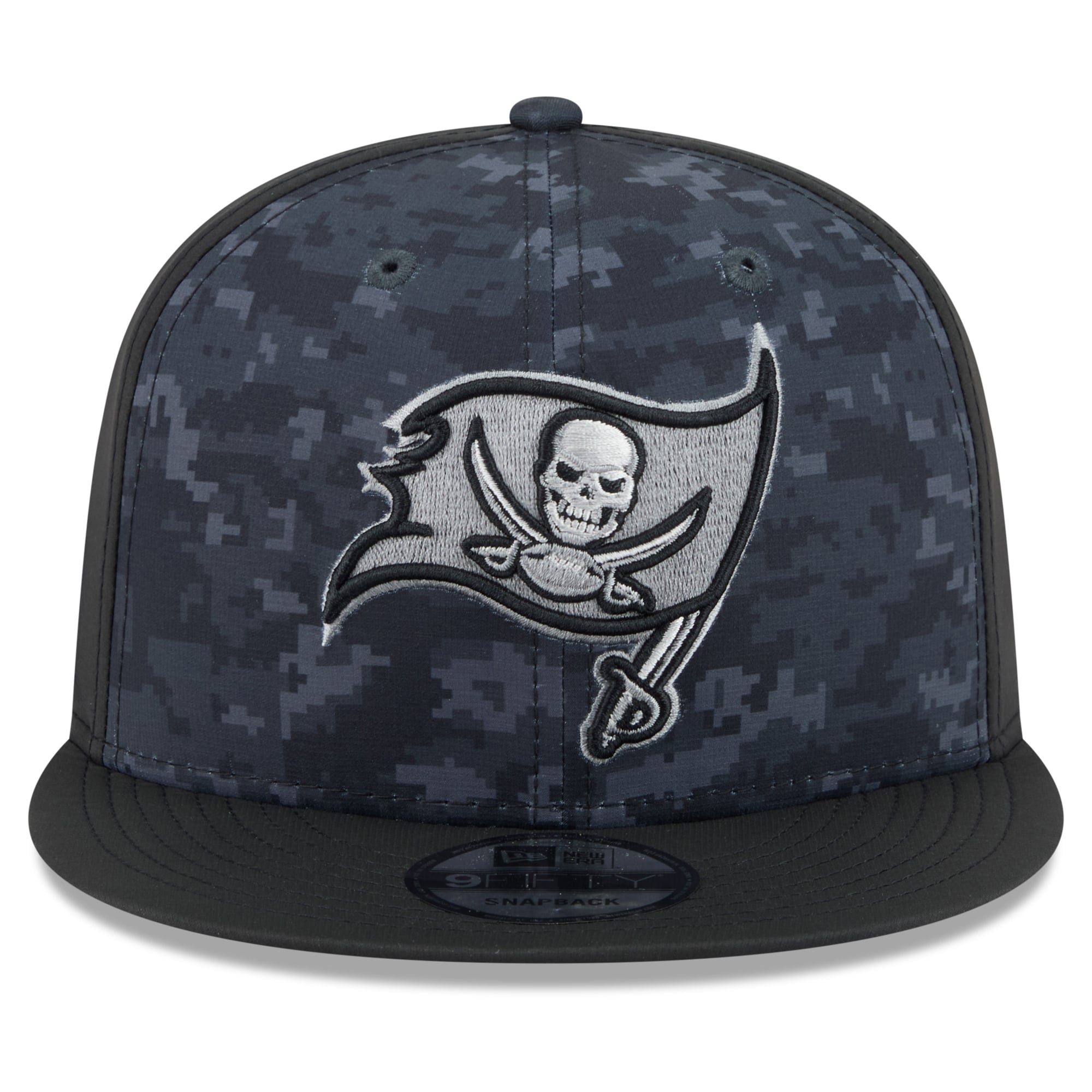 Casquette snapback New Era noire pour homme Tampa Bay Buccaneers 2026 Salute To Service 9FIFTY
