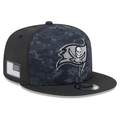 Tampa Bay Buccaneers New Era 2026 Salute To Service 9FIFTY Snapback Hat - Black