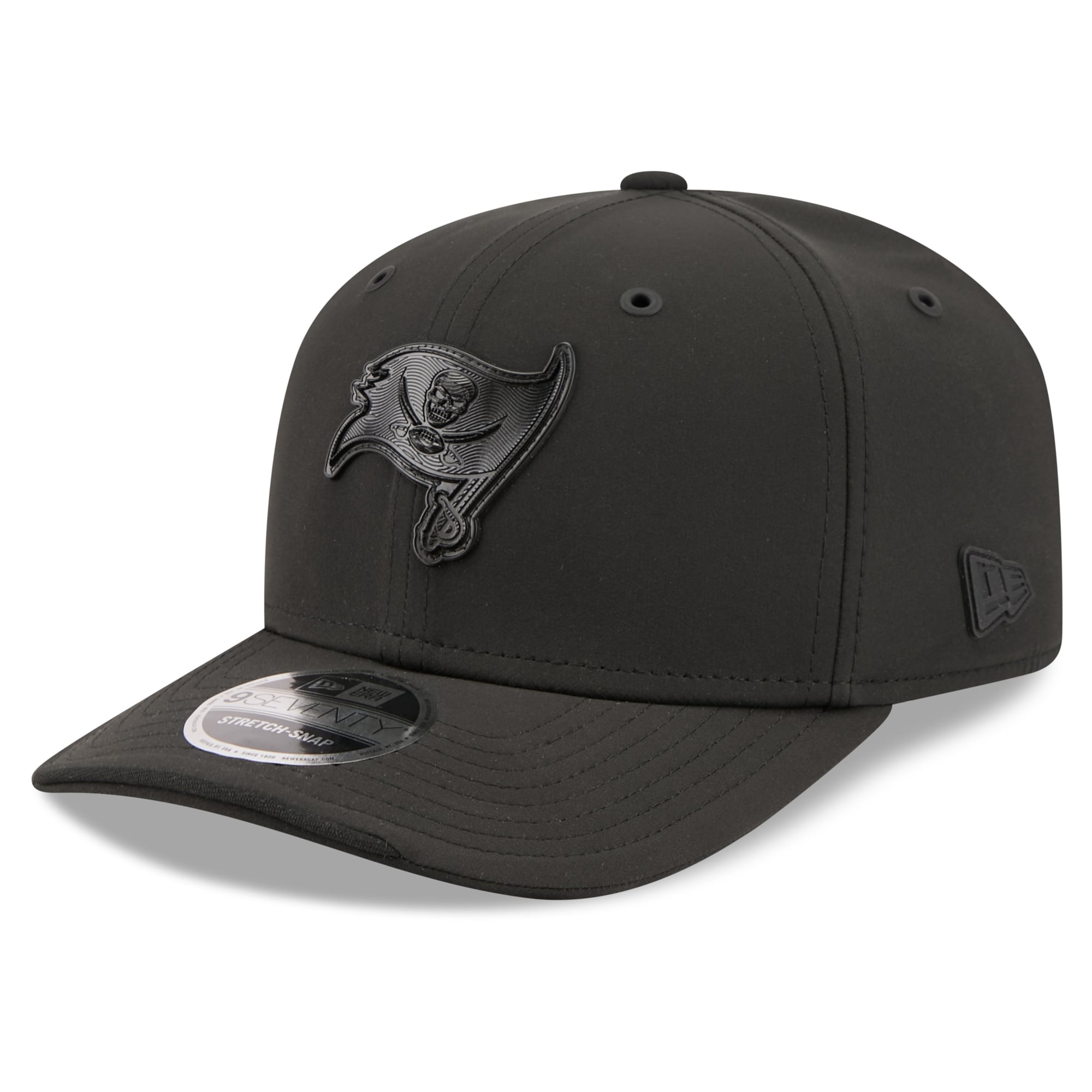 Casquette ajustable New Era noire Tampa Bay Buccaneers 2026 Sideline 9SEVENTY pour homme