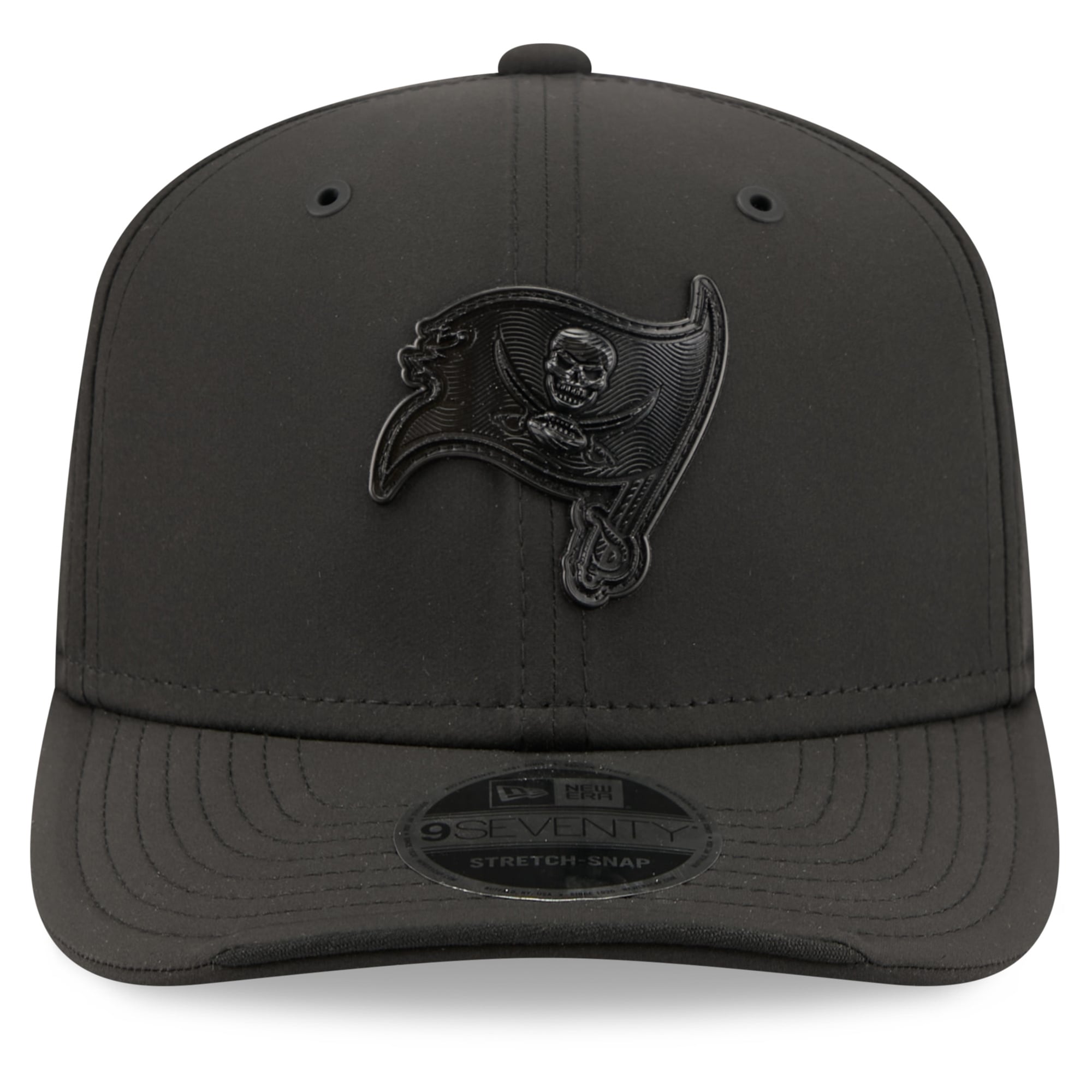 Casquette ajustable New Era noire Tampa Bay Buccaneers 2026 Sideline 9SEVENTY pour homme