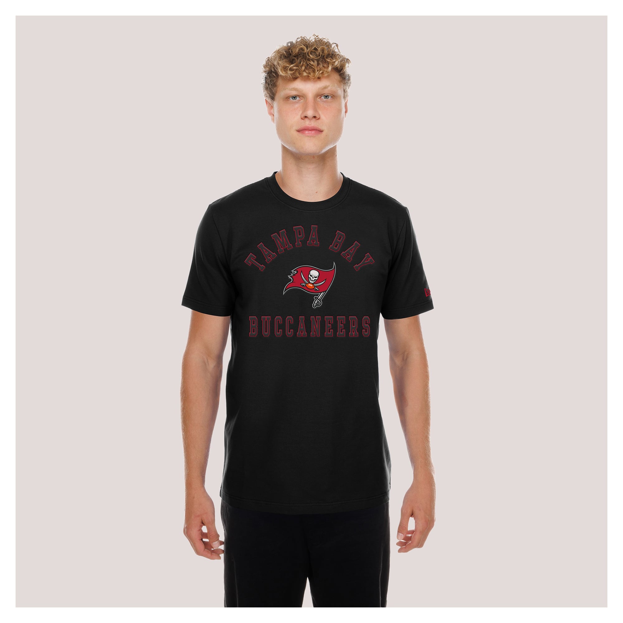 Men's New Era Black Tampa Bay Buccaneers Functional Fandom T-Shirt