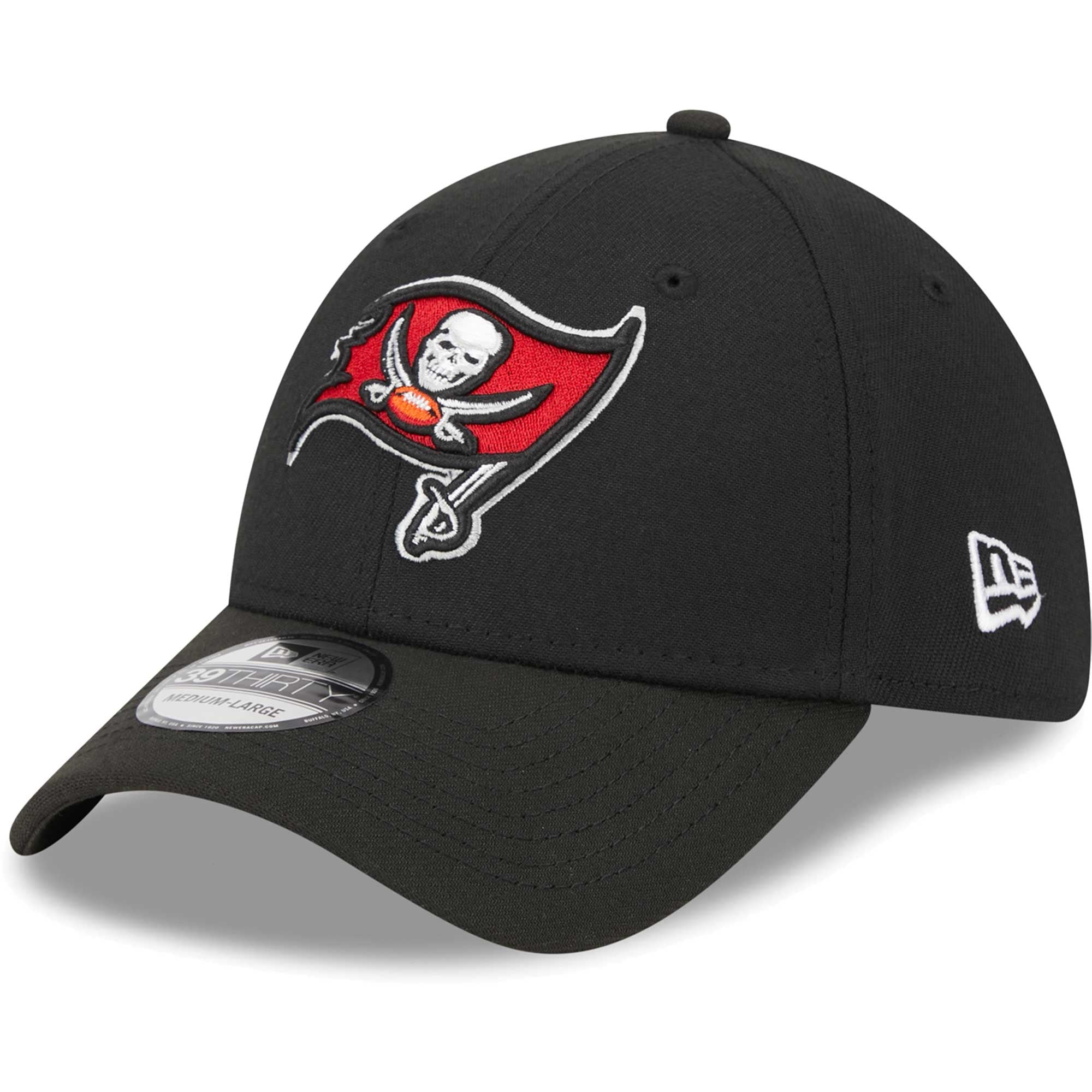 Casquette Flex 39THIRTY Main des Buccaneers de Tampa Bay New Era pour homme, noire