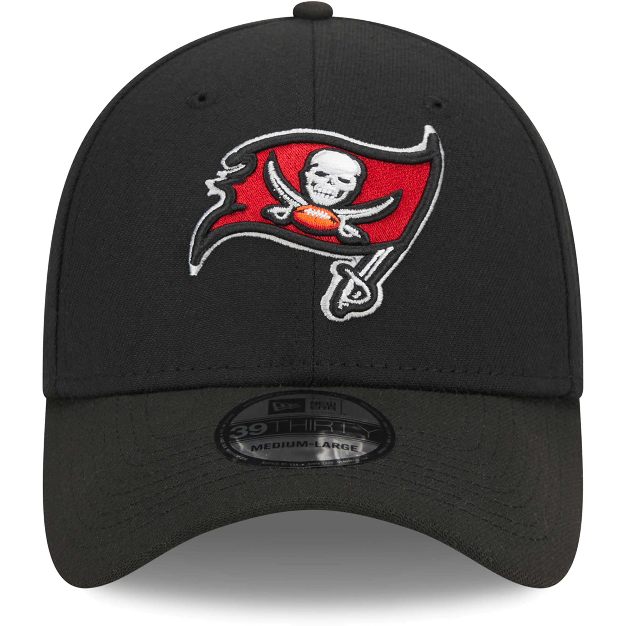 Casquette Flex 39THIRTY Main des Buccaneers de Tampa Bay New Era pour homme, noire