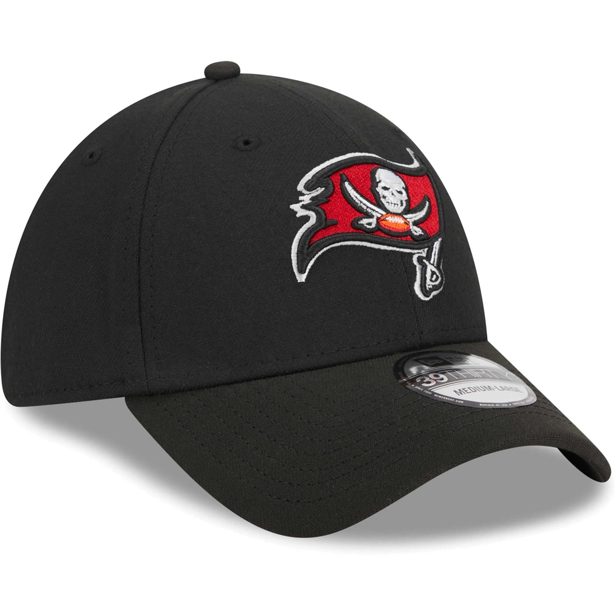 Casquette Flex 39THIRTY Main des Buccaneers de Tampa Bay New Era pour homme, noire