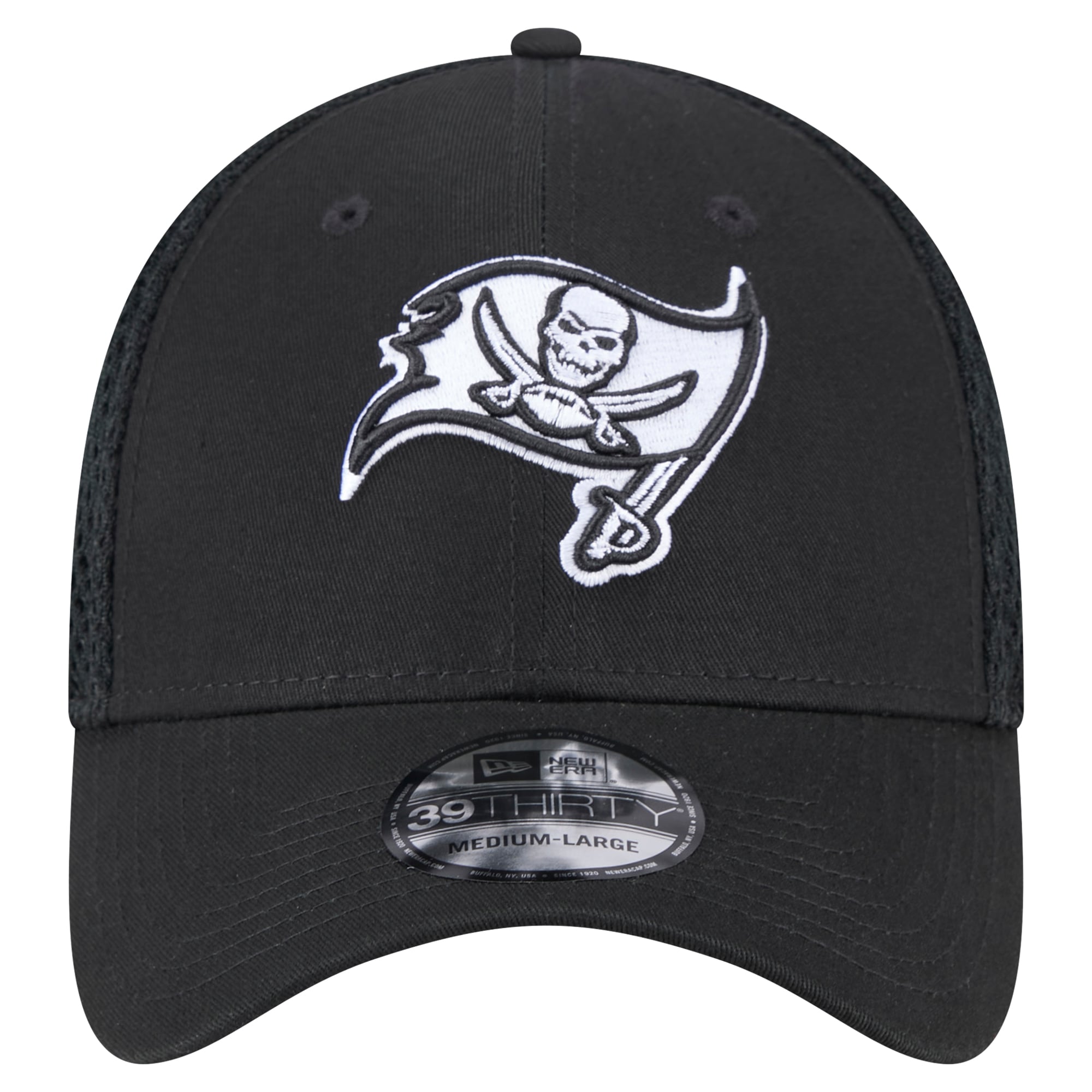 Casquette Main Neo 39THIRTY Flex noire des Buccaneers de Tampa Bay New Era pour homme