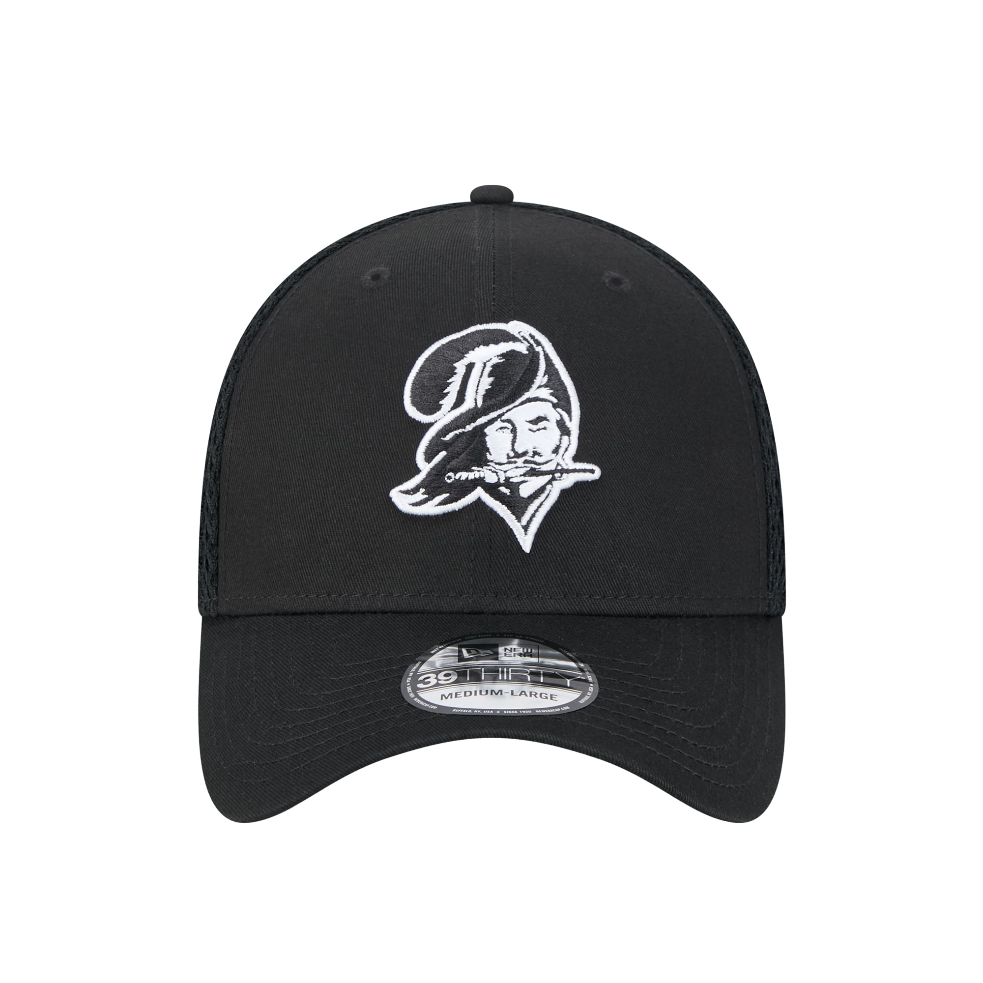 Casquette Main Neo 39THIRTY Flex noire des Buccaneers de Tampa Bay New Era pour homme
