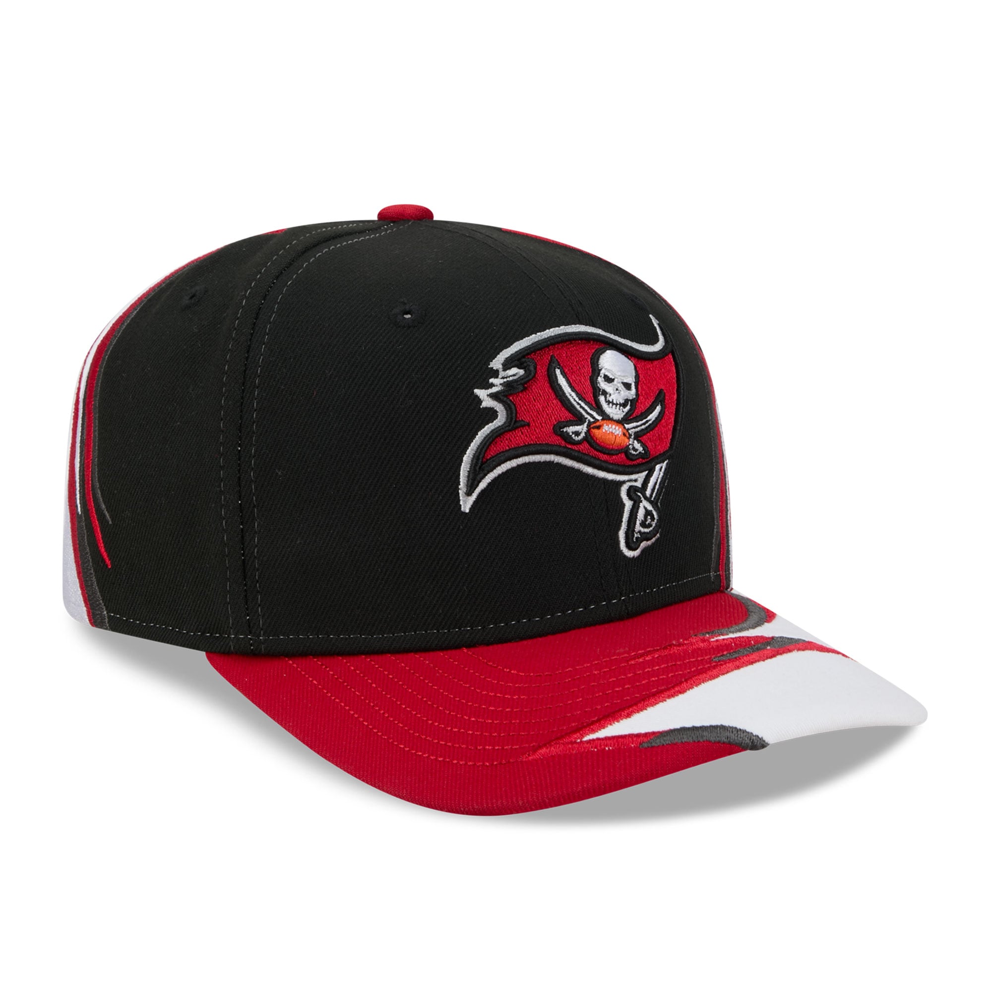 Casquette ajustable New Era noire et blanche pour homme, modèle 9SEVENTY
