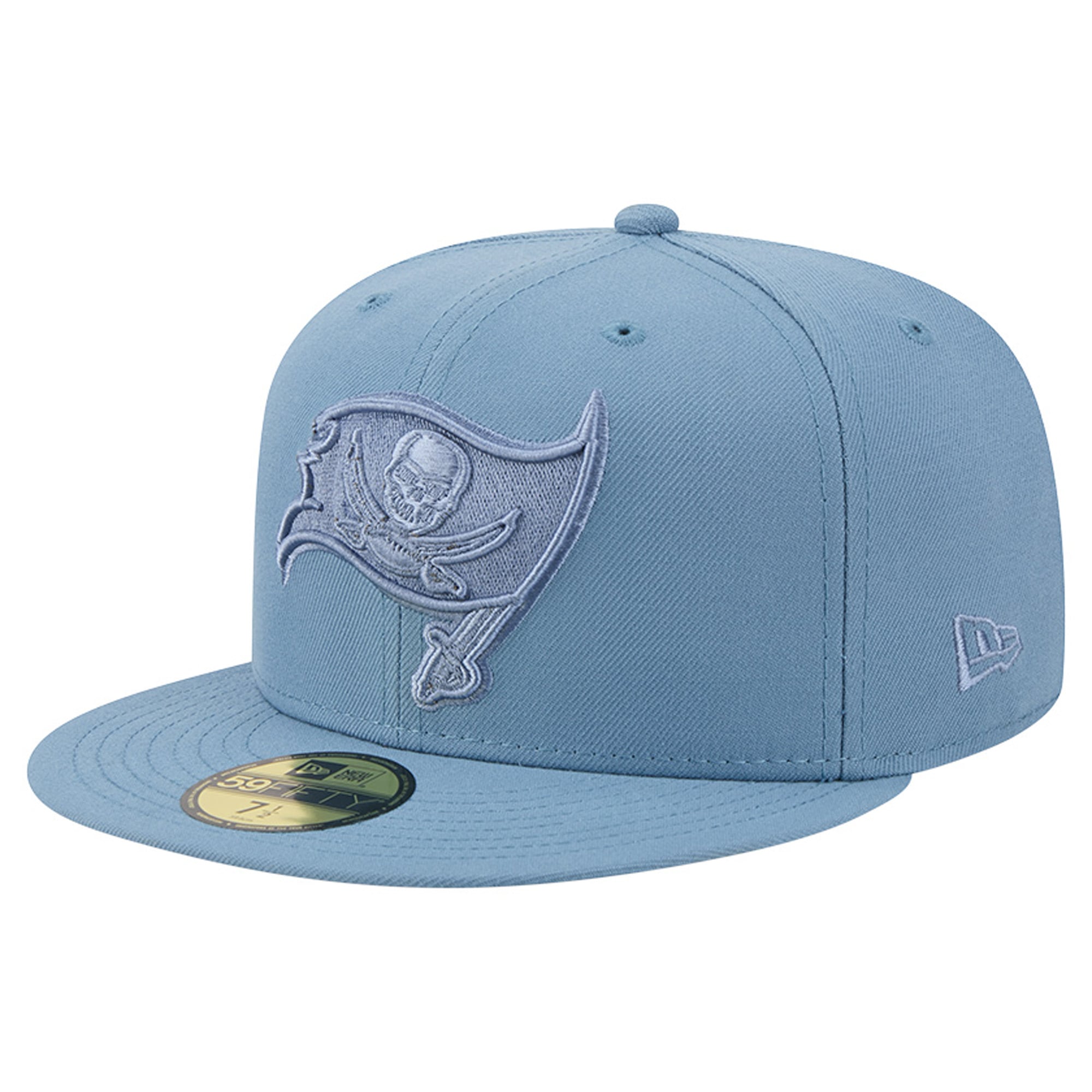 Casquette ajustée New Era 59FIFTY bleue pour homme, Tampa Bay Buccaneers, coloris assorti