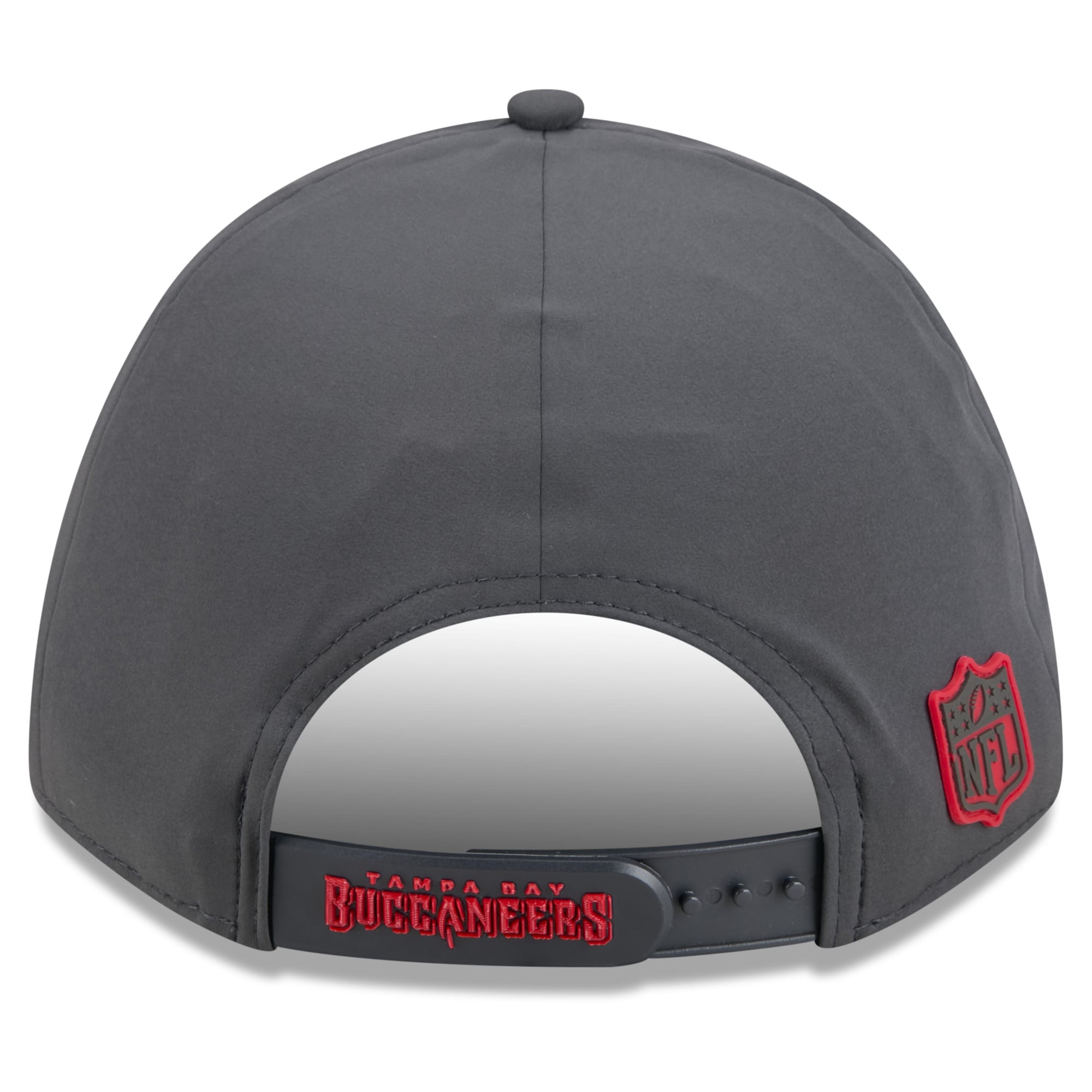 Casquette ajustable New Era 9FORTY M-Crown pour homme, couleur anthracite, Tampa Bay Buccaneers, collection 2026, idéale pour les temps froids.