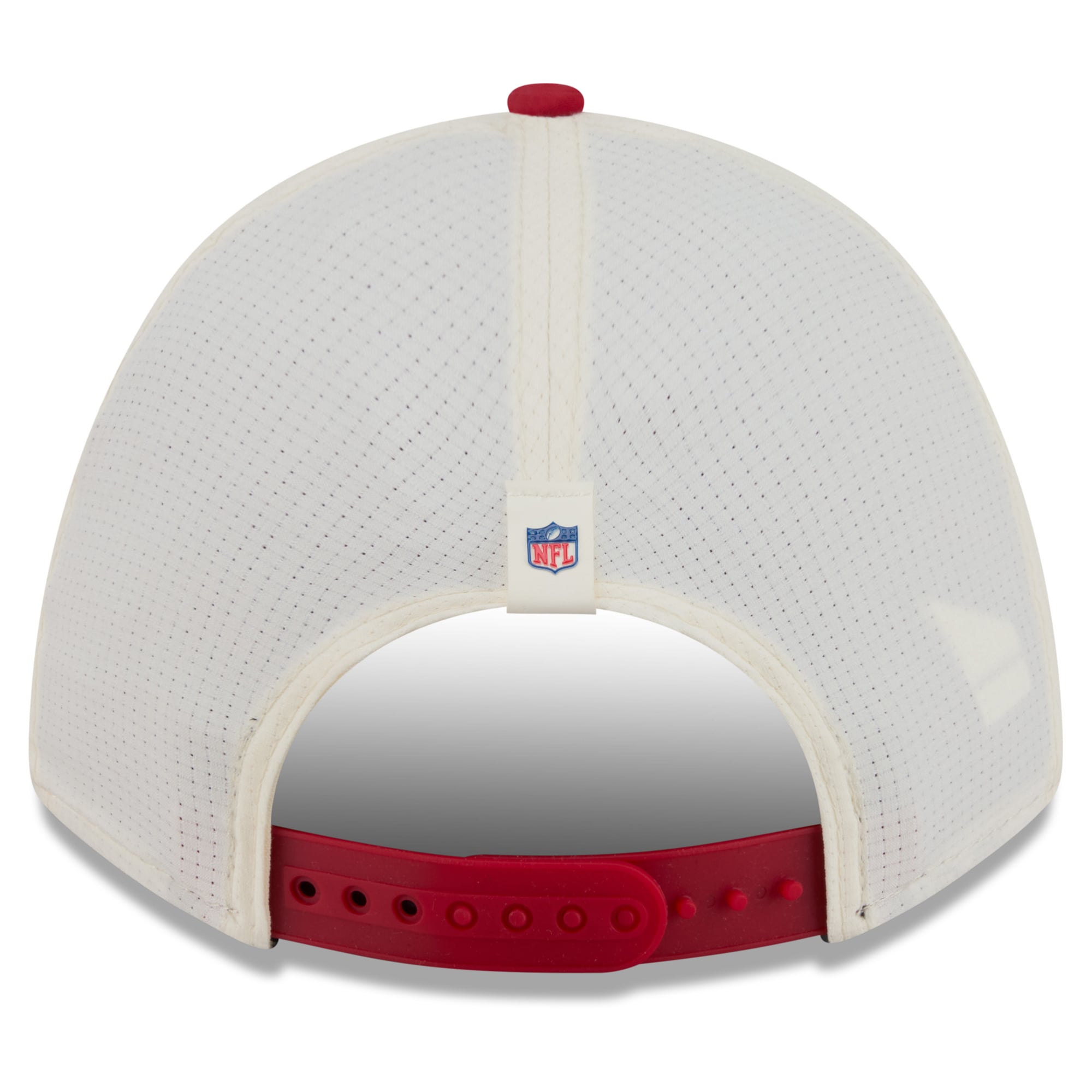 Men's New Era Cream/Red Tampa Bay Buccaneers 2026 NFL Training Camp 9FORTY Adjustable Hat