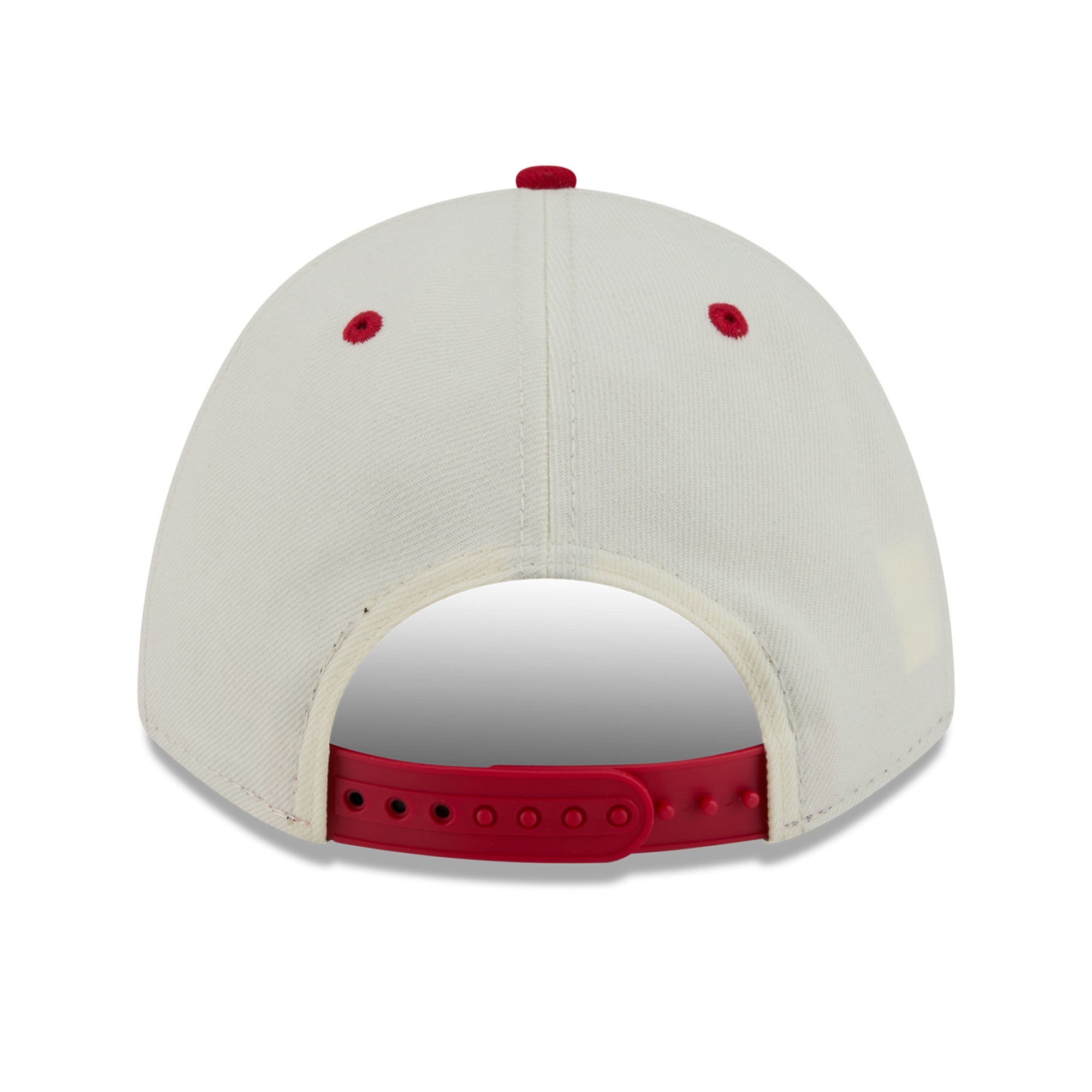 Casquette ajustable New Era crème/rouge Tampa Bay Buccaneers Arch 9FORTY A-Frame M-Crown pour homme