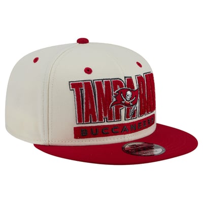 Tampa Bay Buccaneers New Era Classic 9FIFTY Snapback Hat - Cream/Red