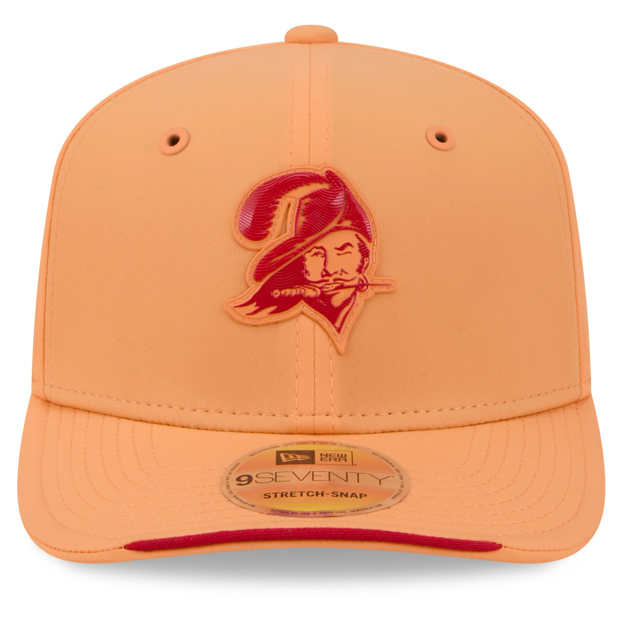 Casquette ajustable New Era orange Tampa Bay Buccaneers 2026 Sideline Throwback 9SEVENTY pour homme