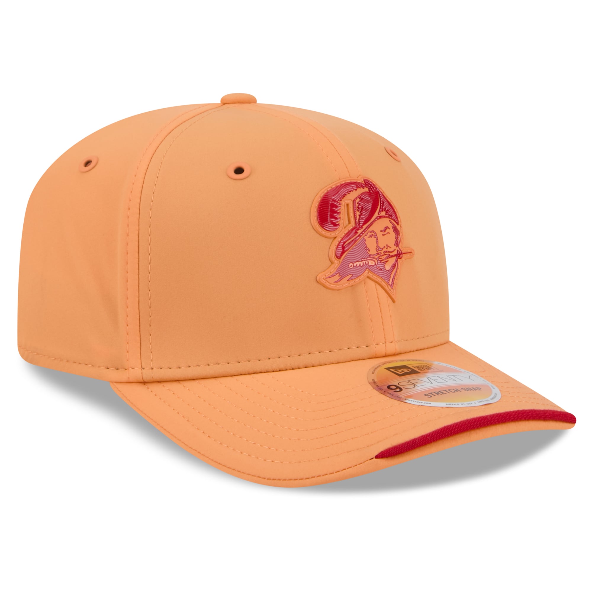Casquette ajustable New Era orange Tampa Bay Buccaneers 2026 Sideline Throwback 9SEVENTY pour homme