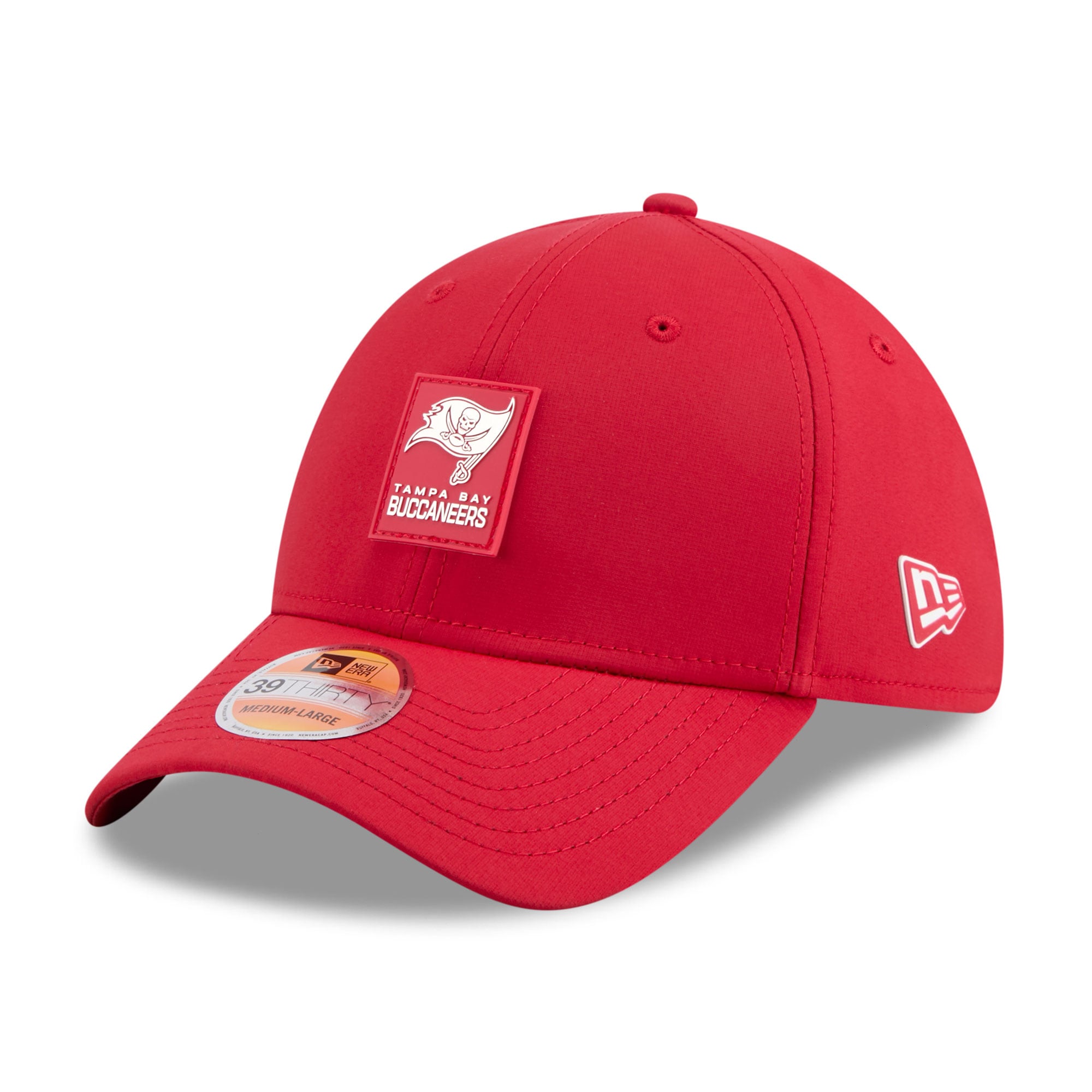 Casquette 39THIRTY Flex rouge des Buccaneers de Tampa Bay 2025 pour homme New Era