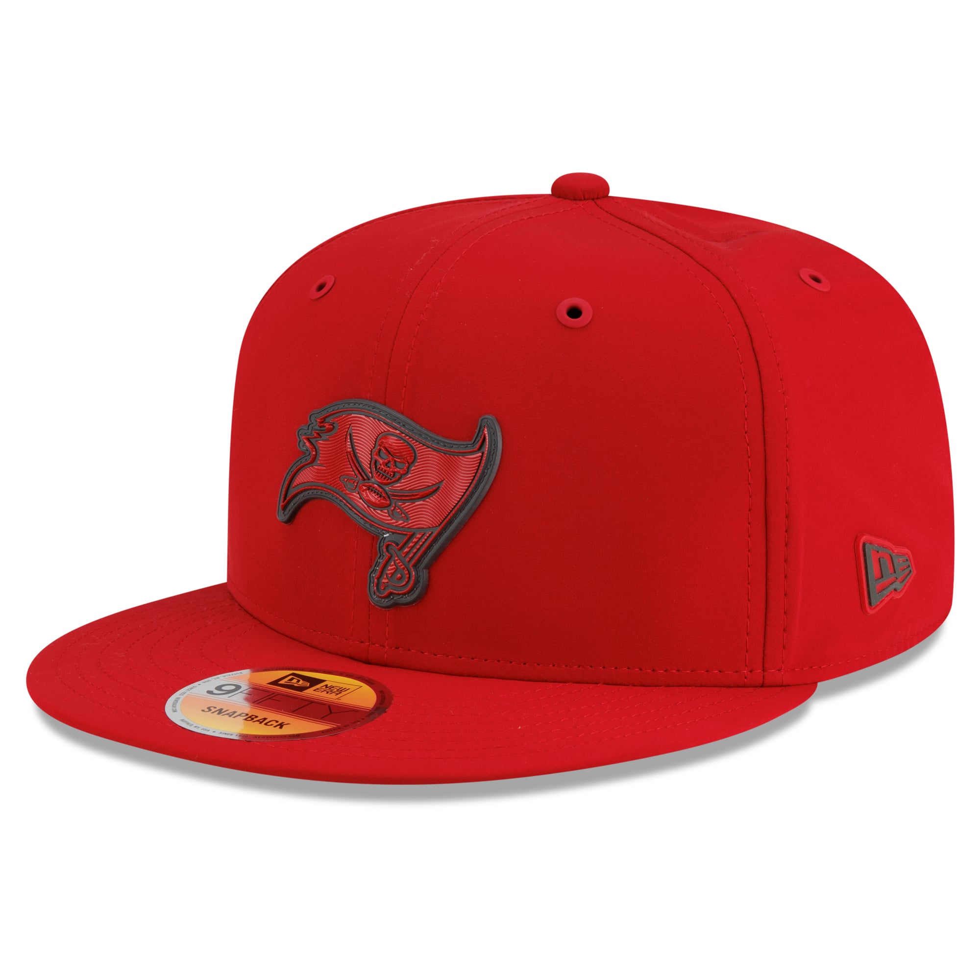 Casquette snapback New Era rouge Tampa Bay Buccaneers 2026 Sideline 9FIFTY pour homme