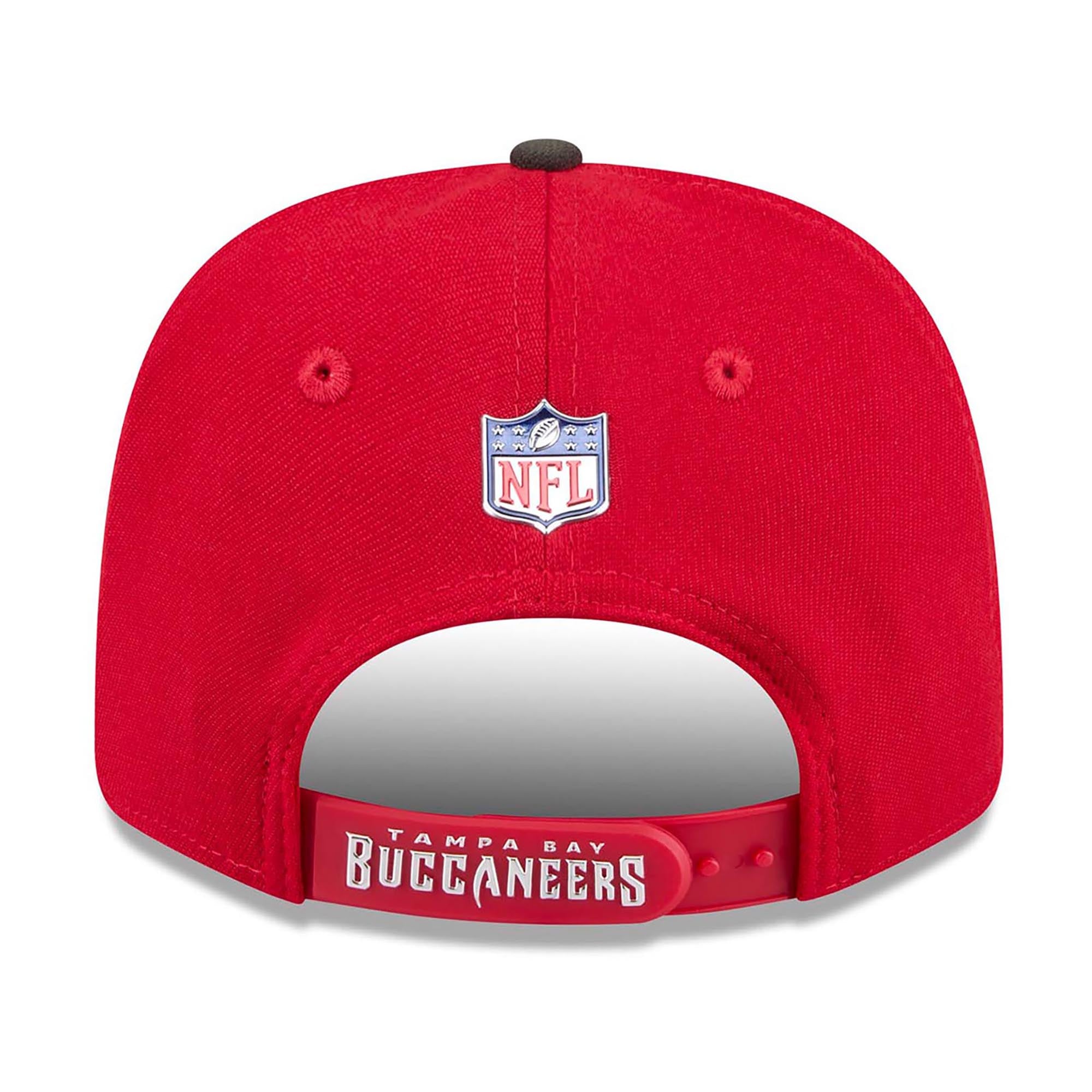 Casquette ajustable New Era rouge/étain Tampa Bay Buccaneers 2026 NFL Draft 9SEVENTY pour homme