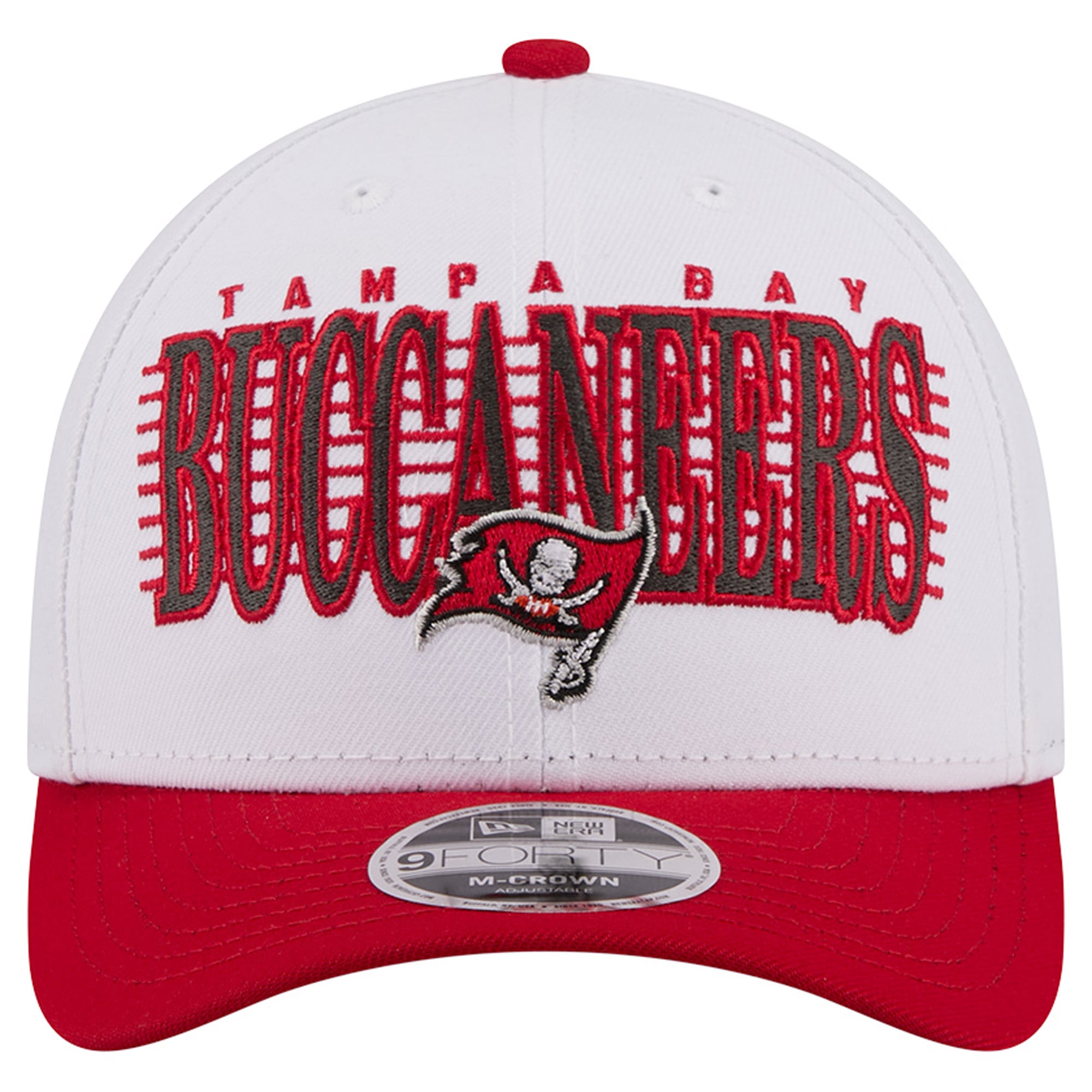 Casquette ajustable New Era blanche Tampa Bay Buccaneers Loyal 9FORTY M-Crown pour homme
