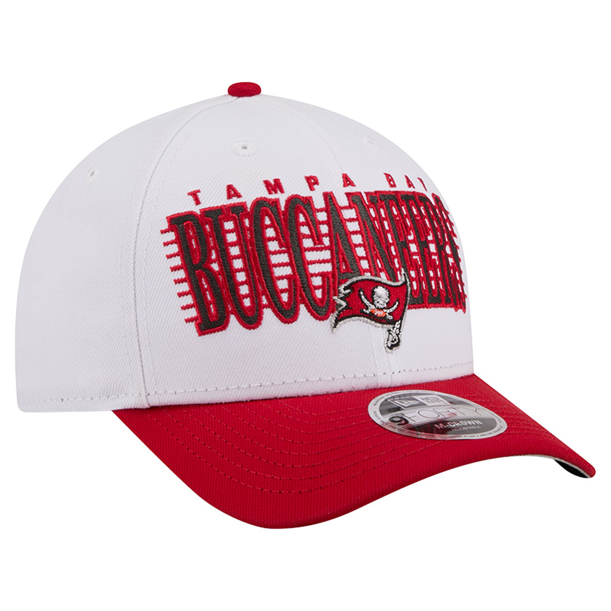 Casquette ajustable New Era blanche Tampa Bay Buccaneers Loyal 9FORTY M-Crown pour homme